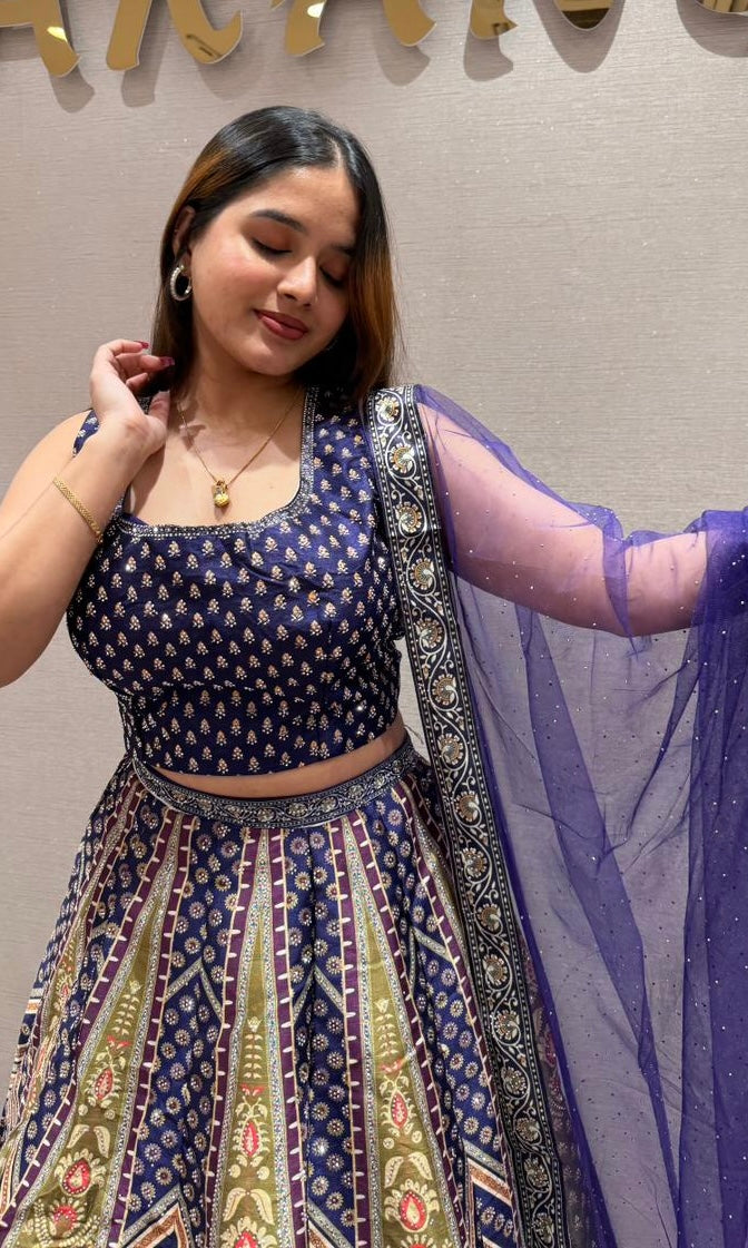 Purple Lehenga