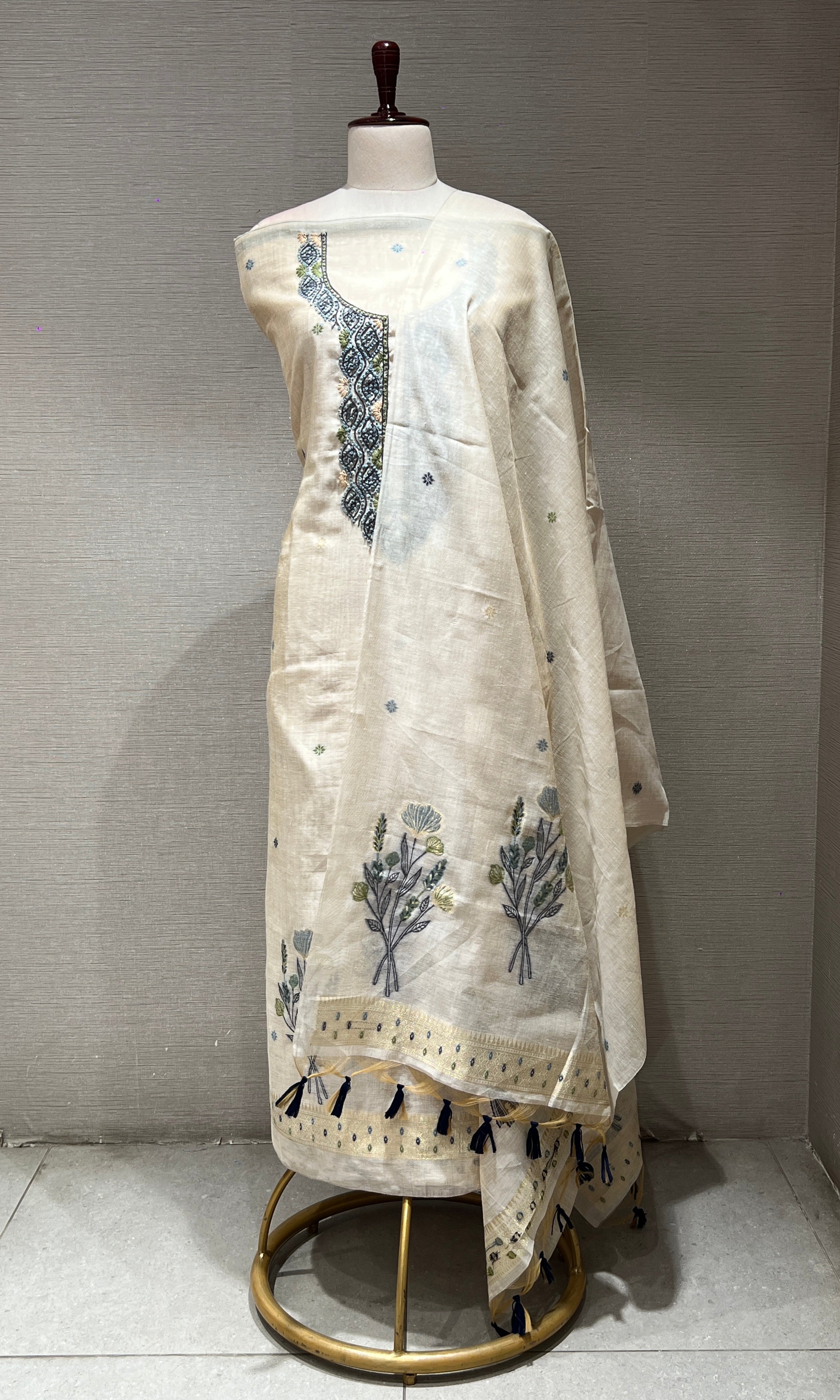 sachin and babi light blue dress Sweet Dandy Embroidered Dress main image 1