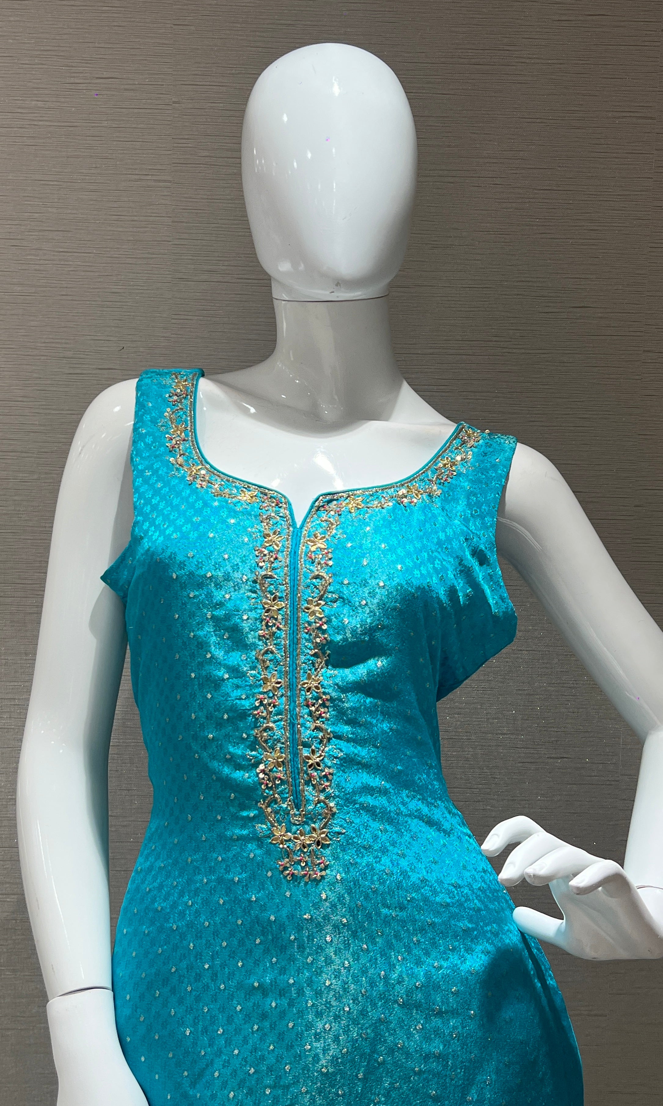 Sea Blue kurta set