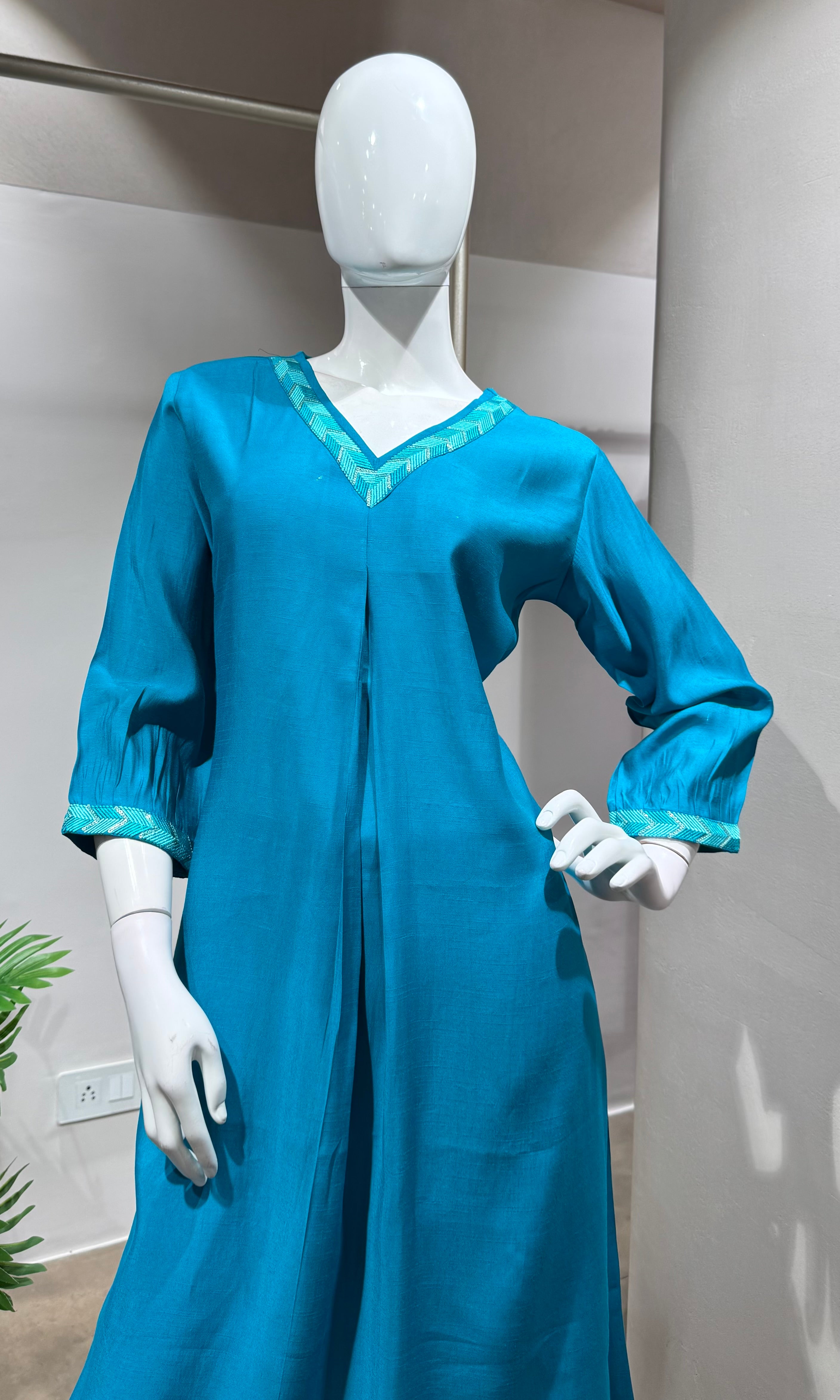 Rama Blue ETHNIC  Kurta Set