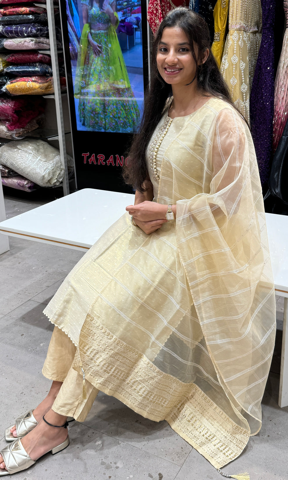 Ivory Glow Chikankari Suit Set