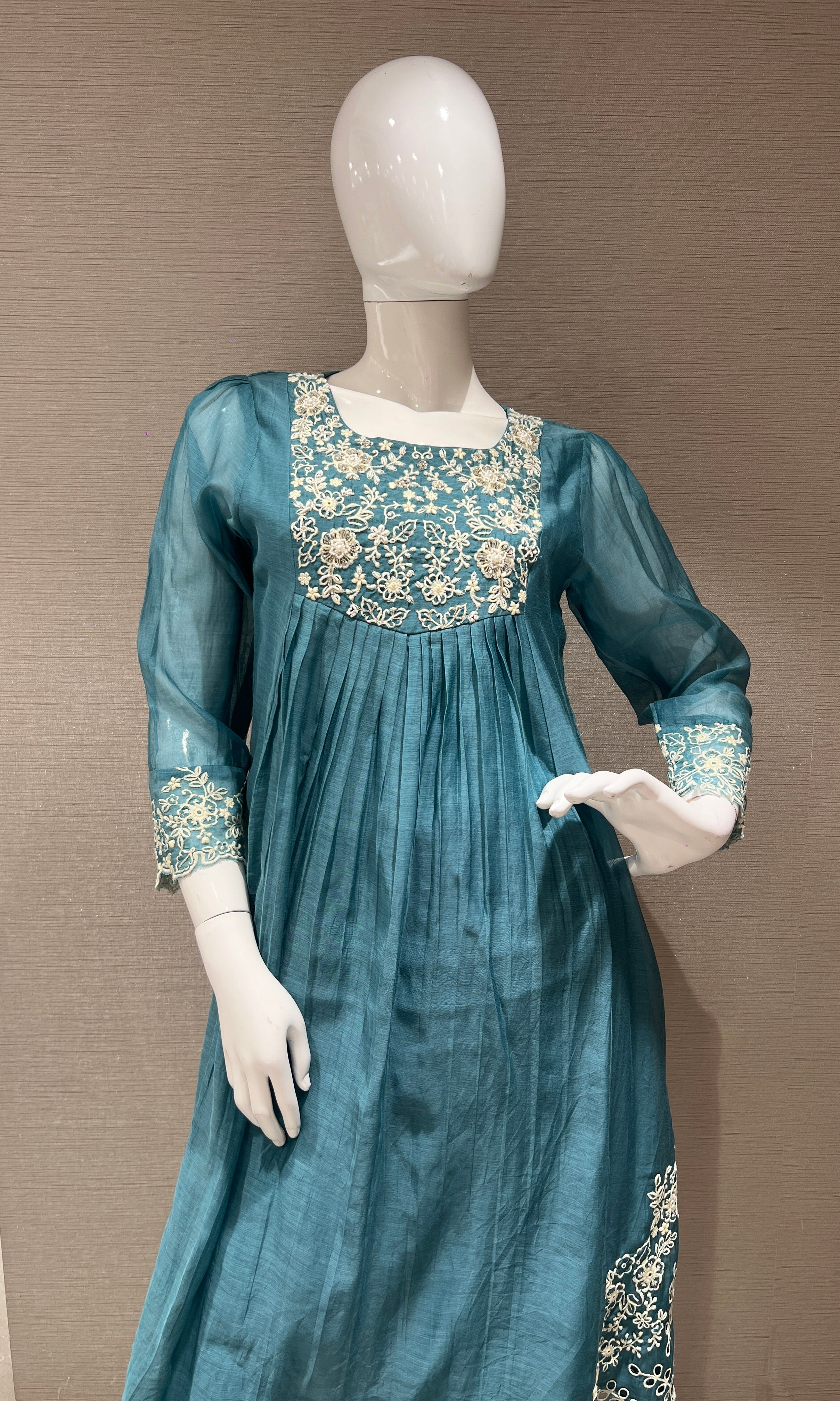 Blue Anarkali