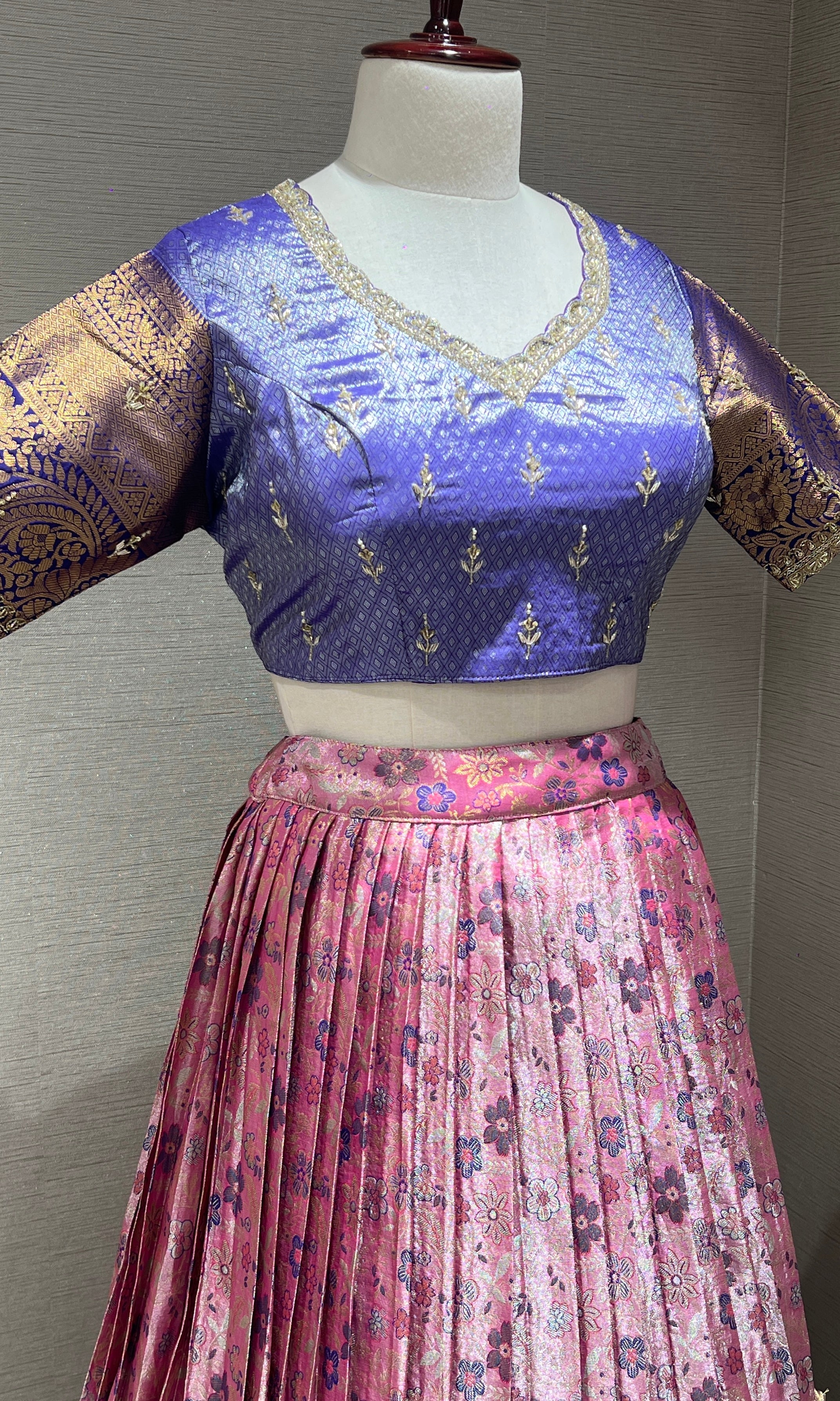 Light pink Lehenga