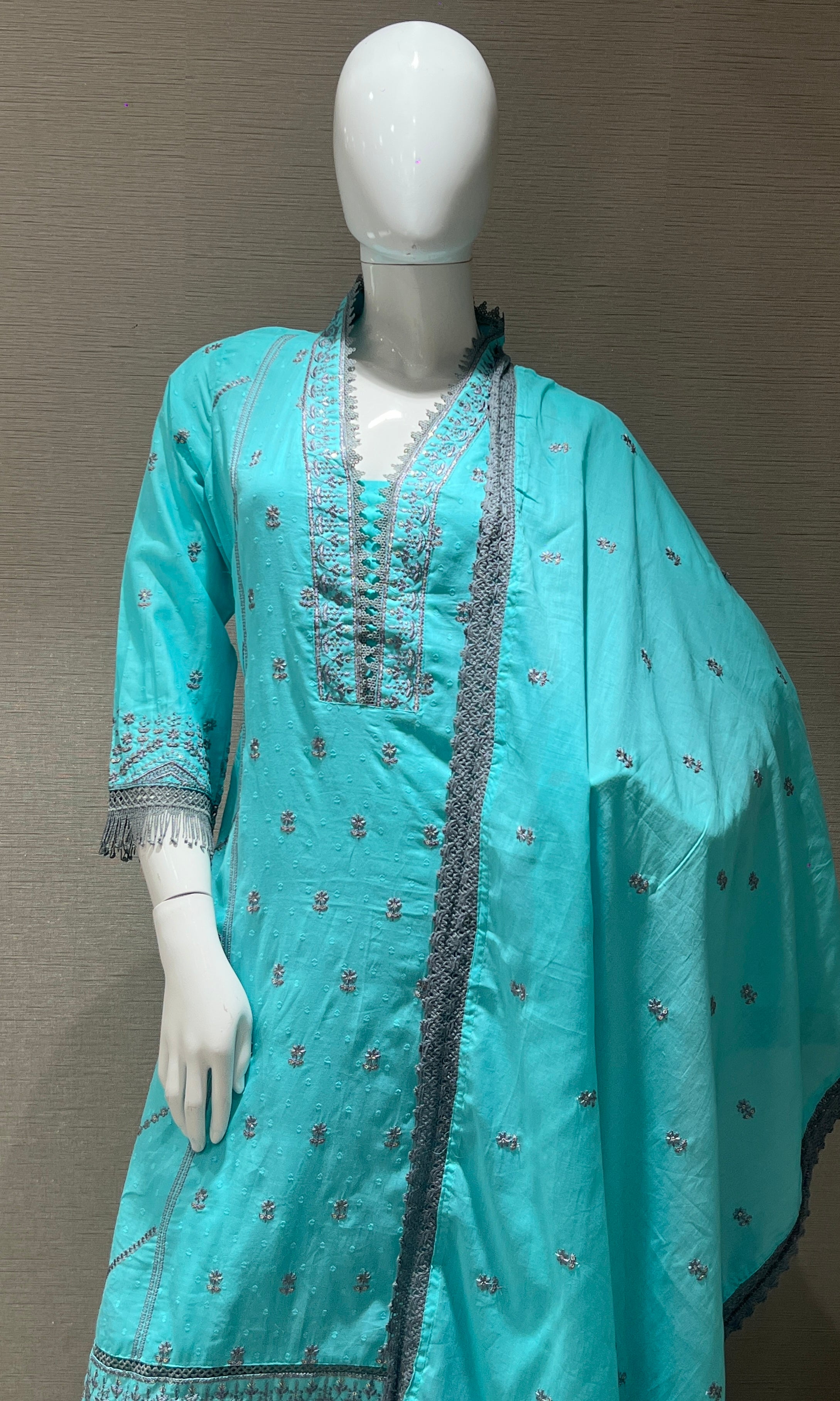 Blue kurta set