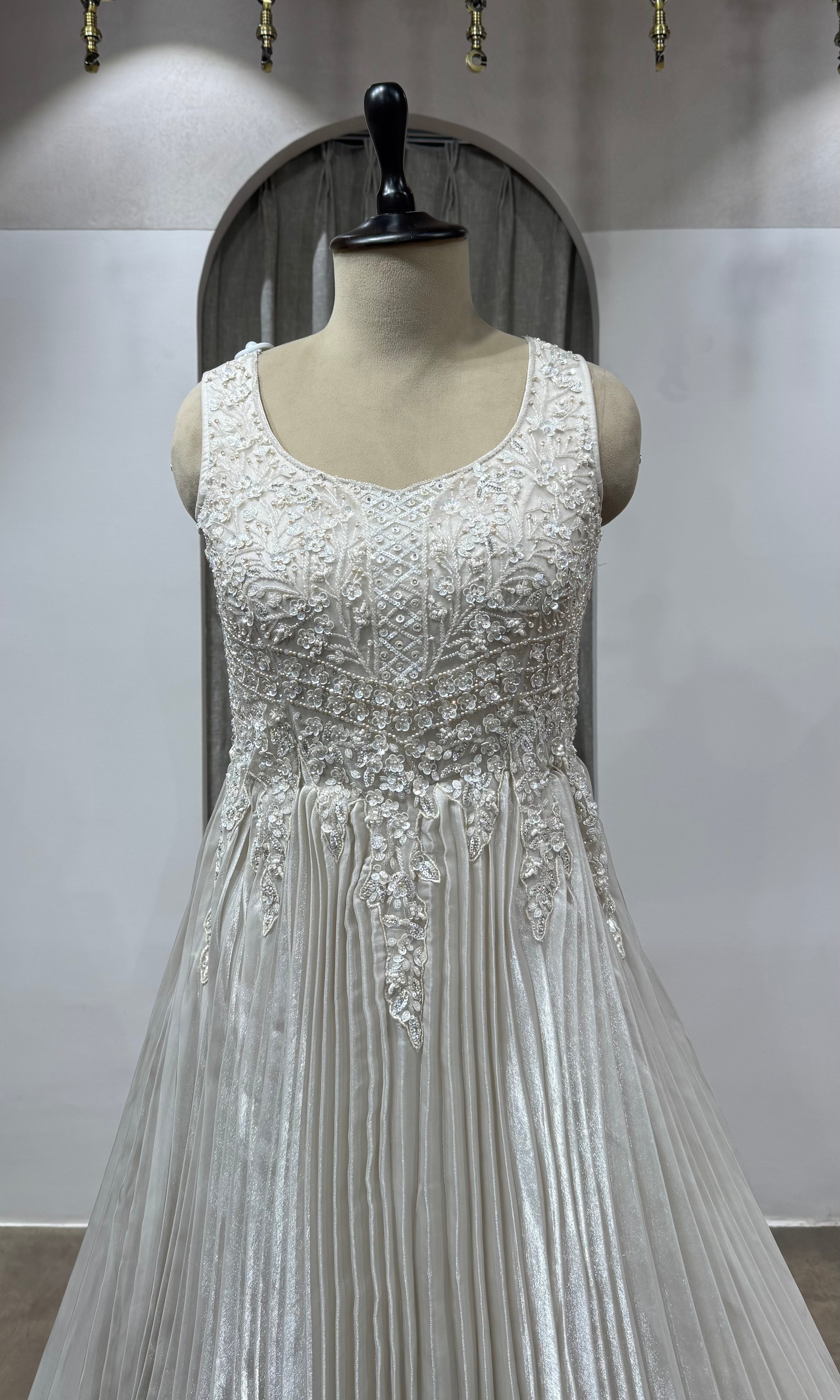 FAWN Sequins Embroidered Gown