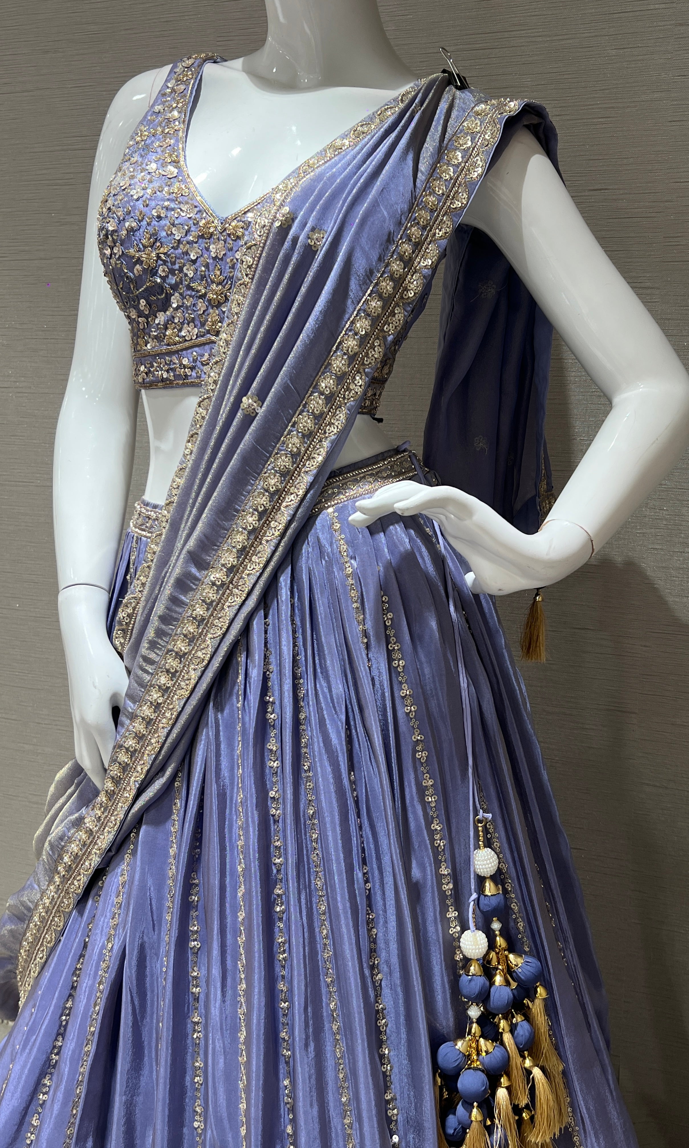 Light purple Lehenga