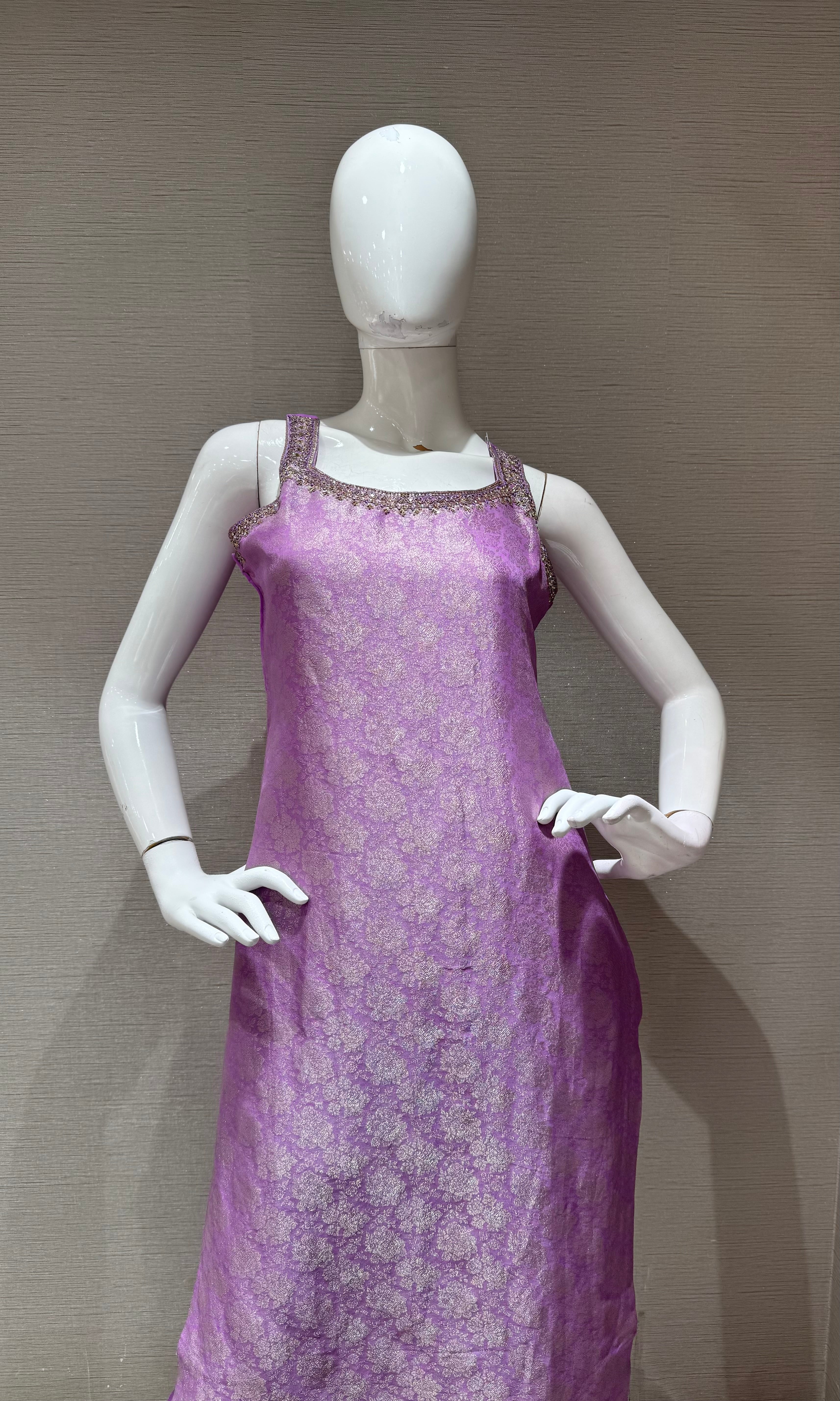 LILAC banarasi Silk Kurta Set with Dupatta