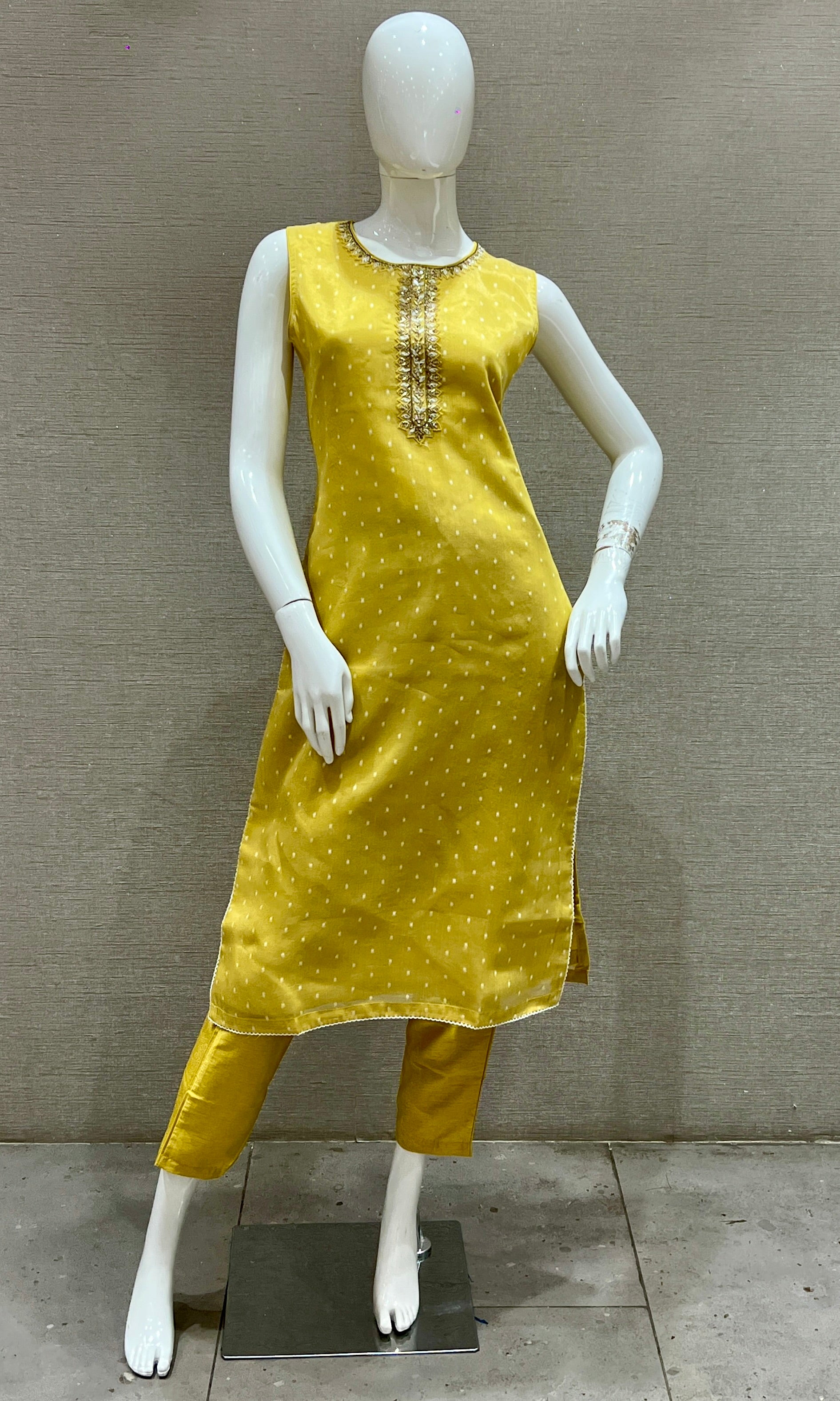 Yellow kurta set