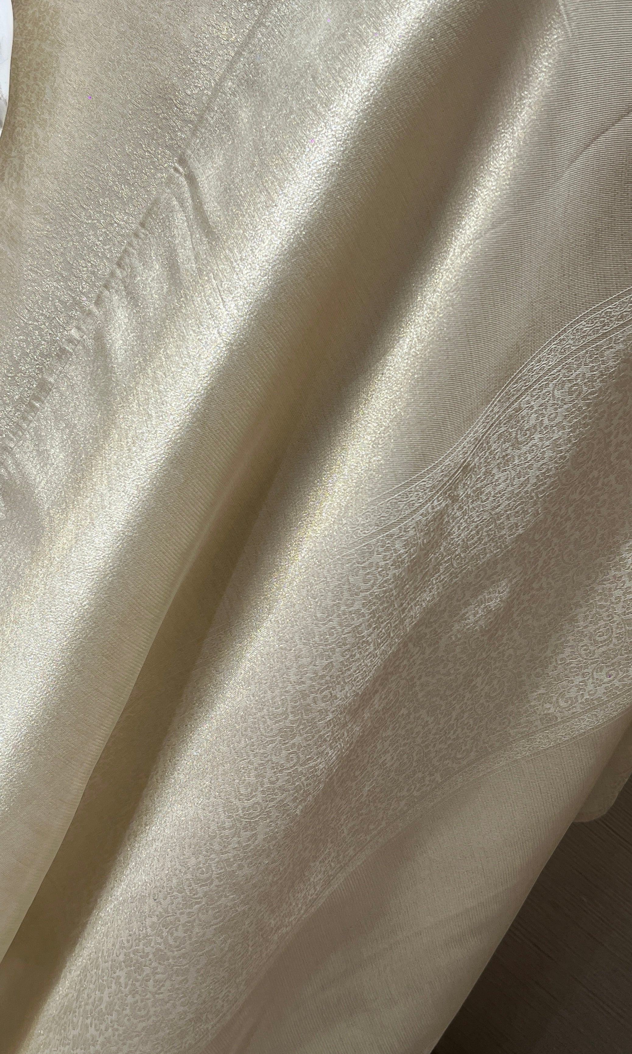 Half white EMBROIDERED kurta set