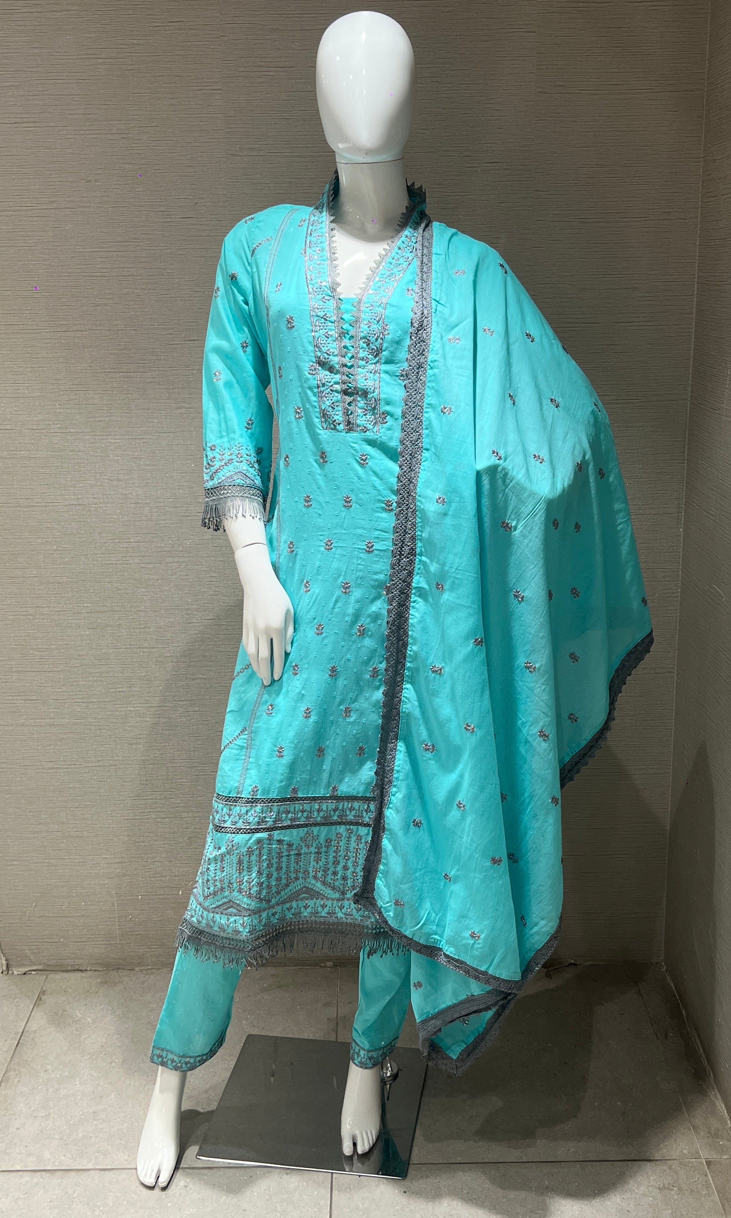 Blue kurta set