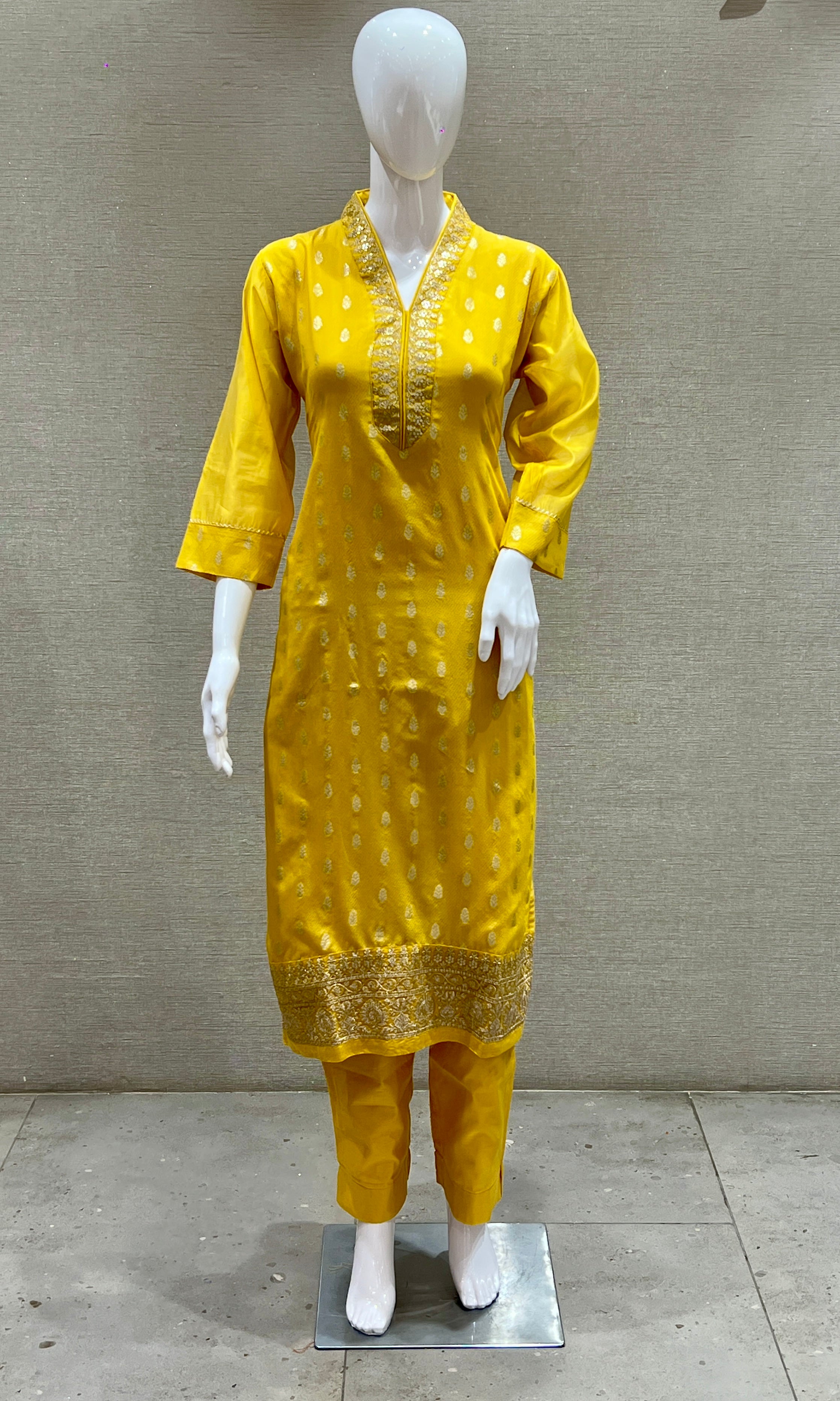 Yellow kurta set