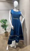 Regal Blue Ethnic Kurti with bottom