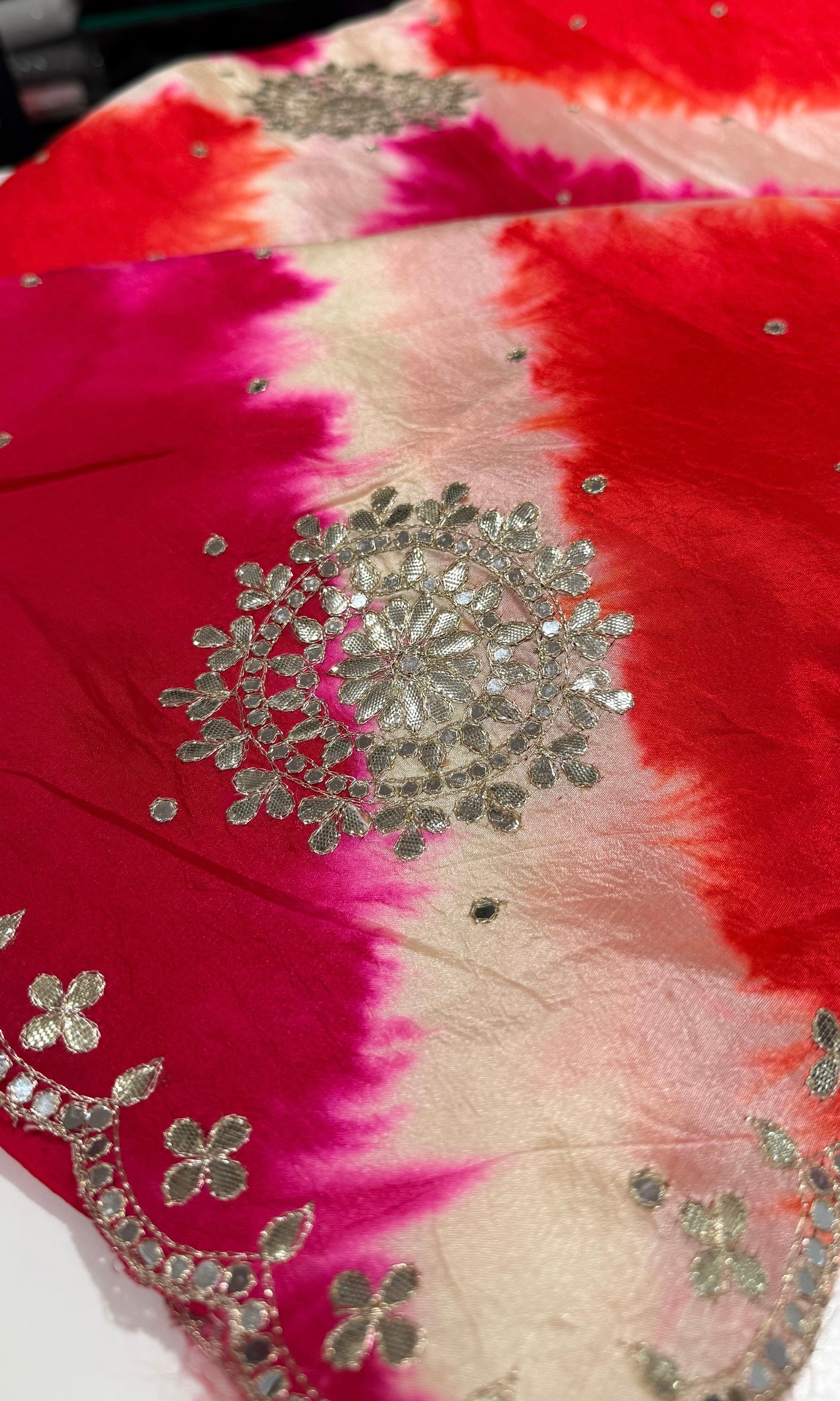 Multi colour saree