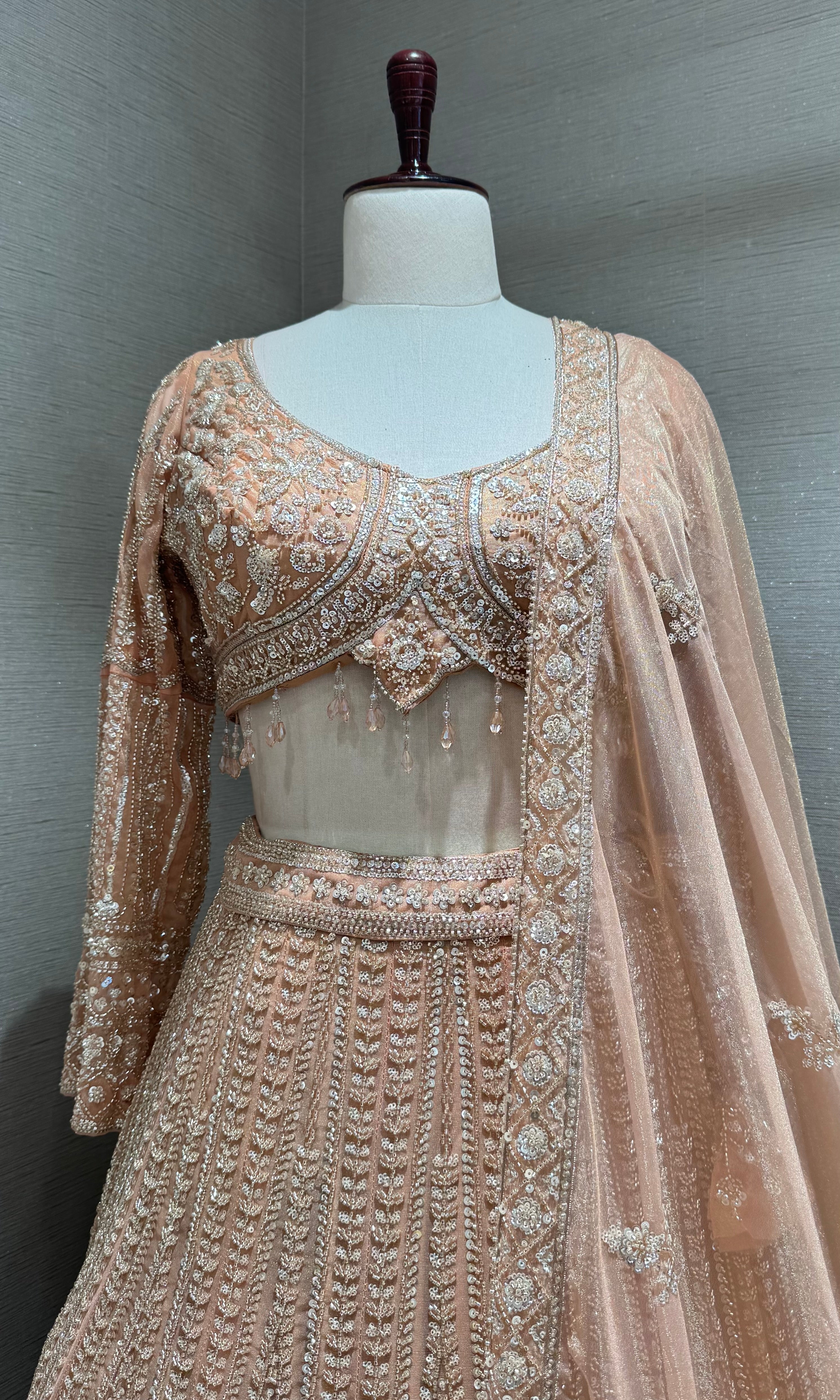 Moee Floral Embroidered Lehenga set
