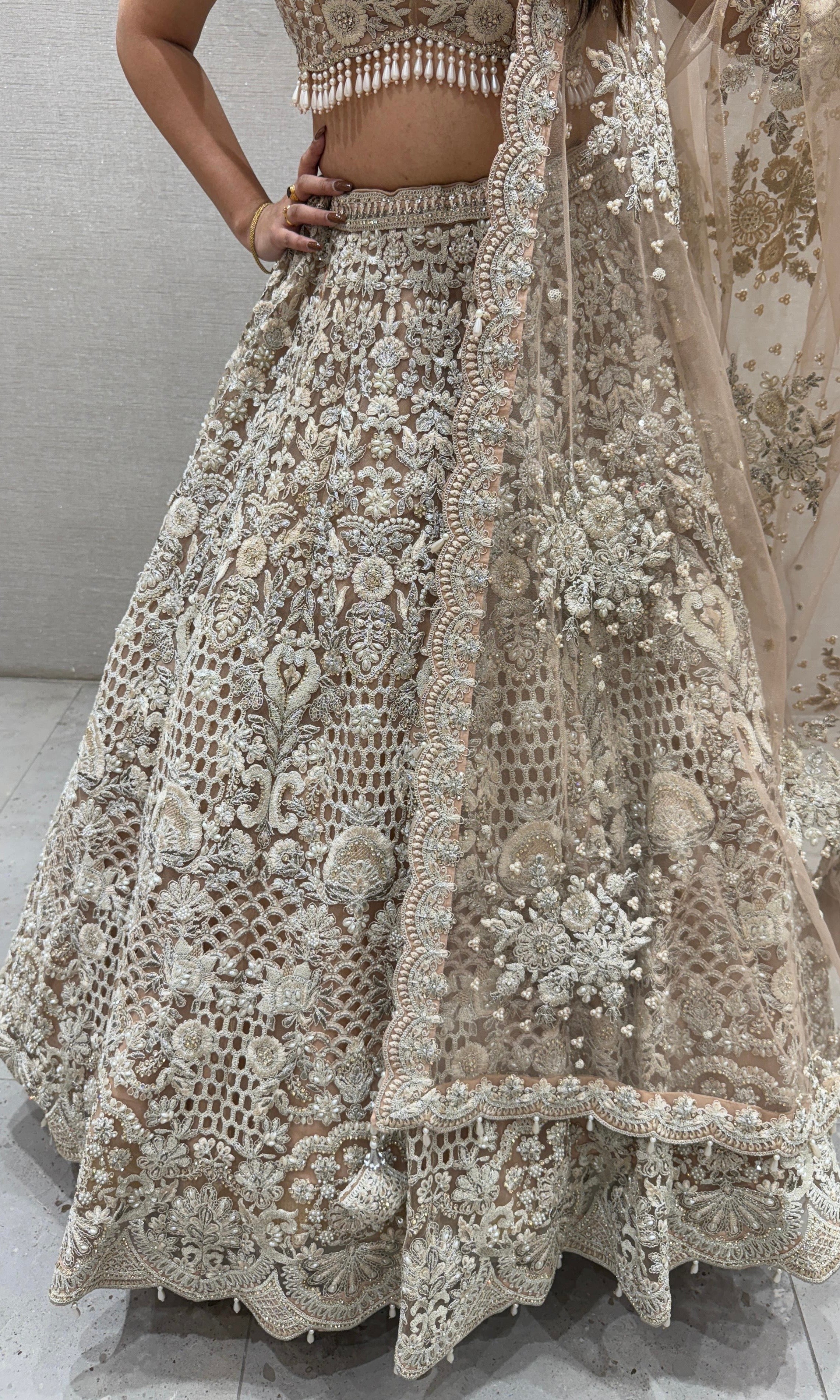 Peach Lehenga