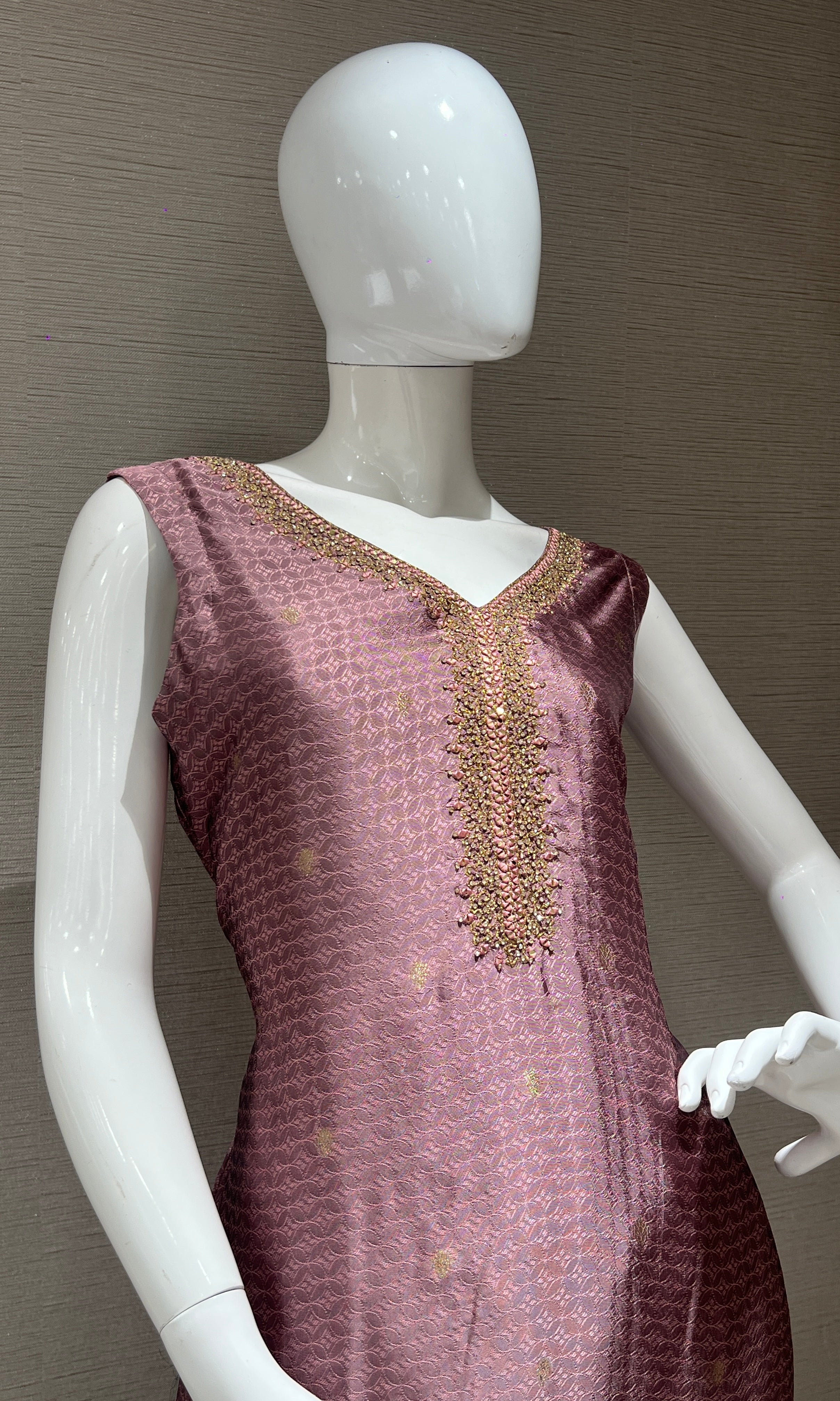 Purple kurta set