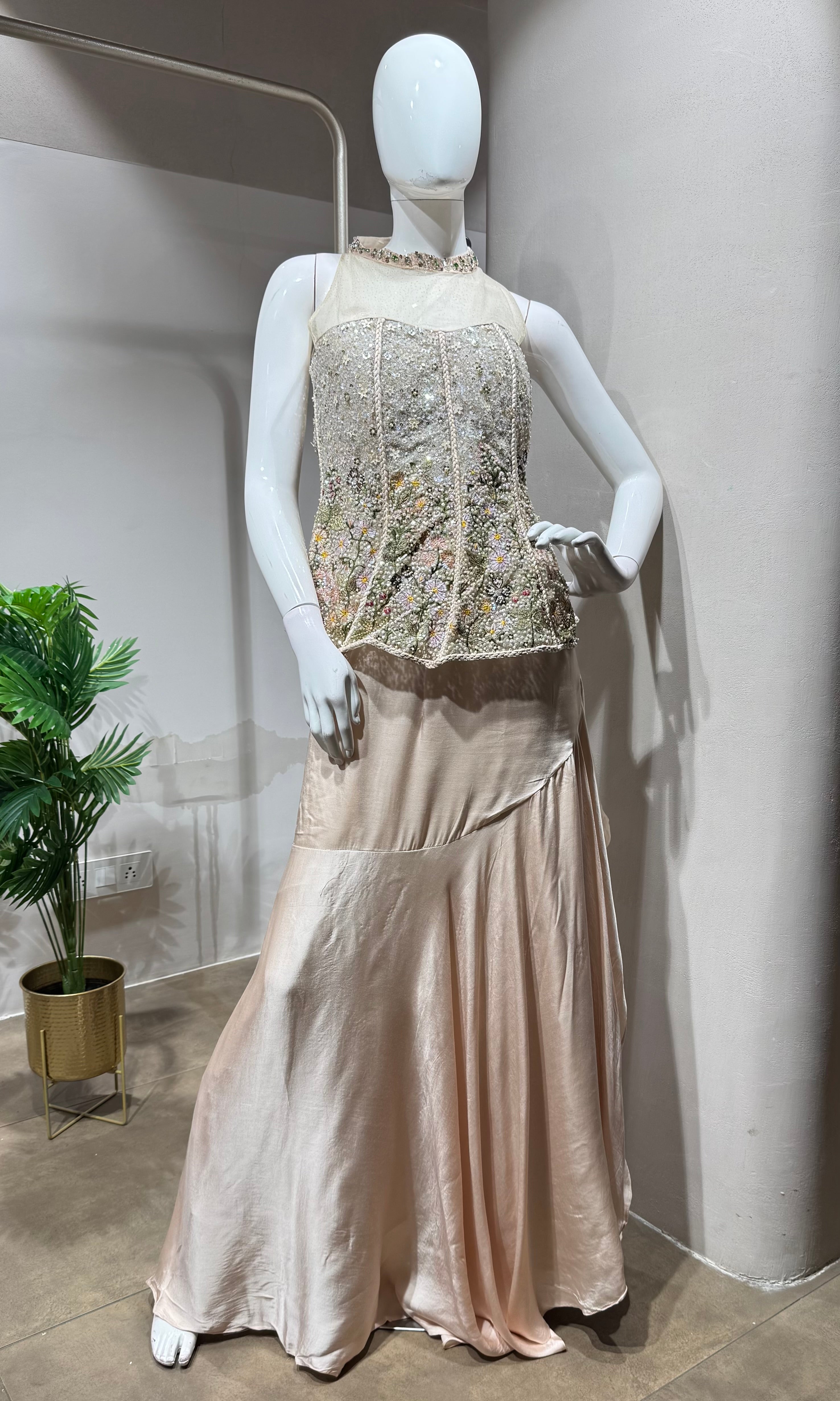 FAWN Embroidered CORSET with Skirt