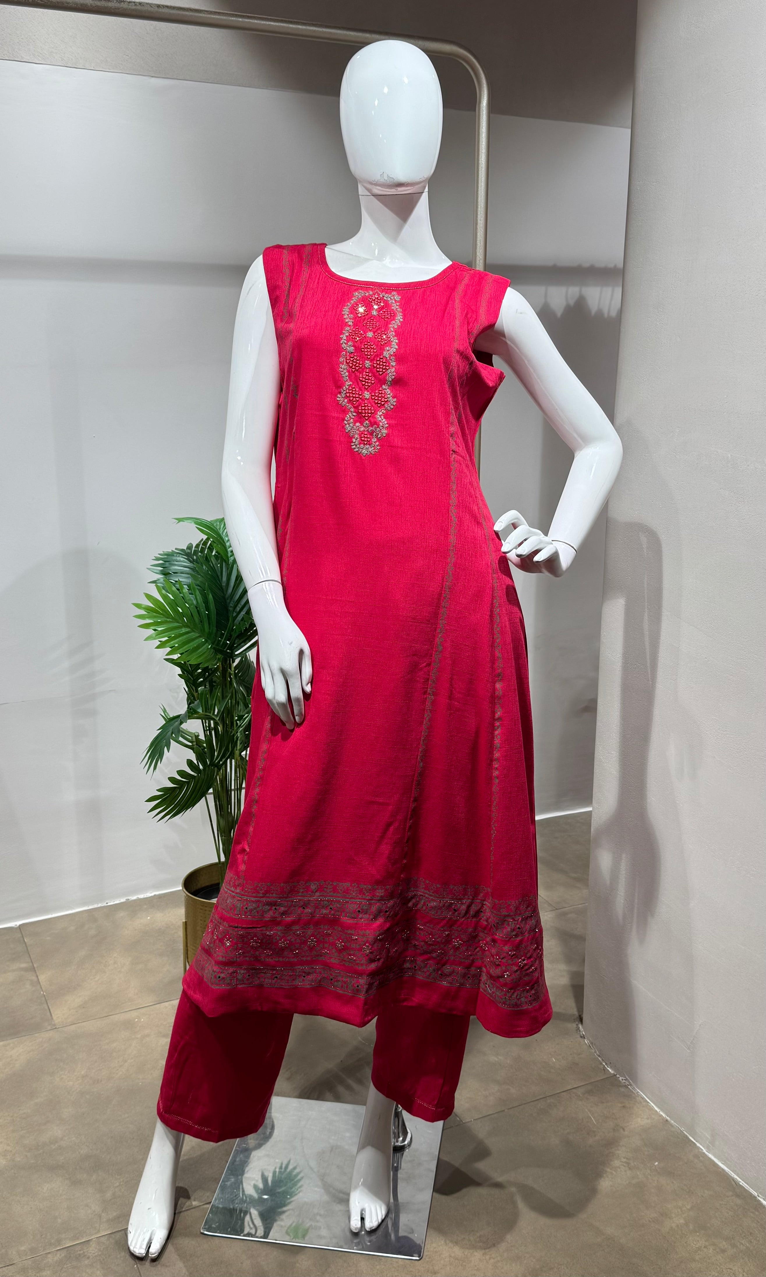Rani ethnic kurti with bottom