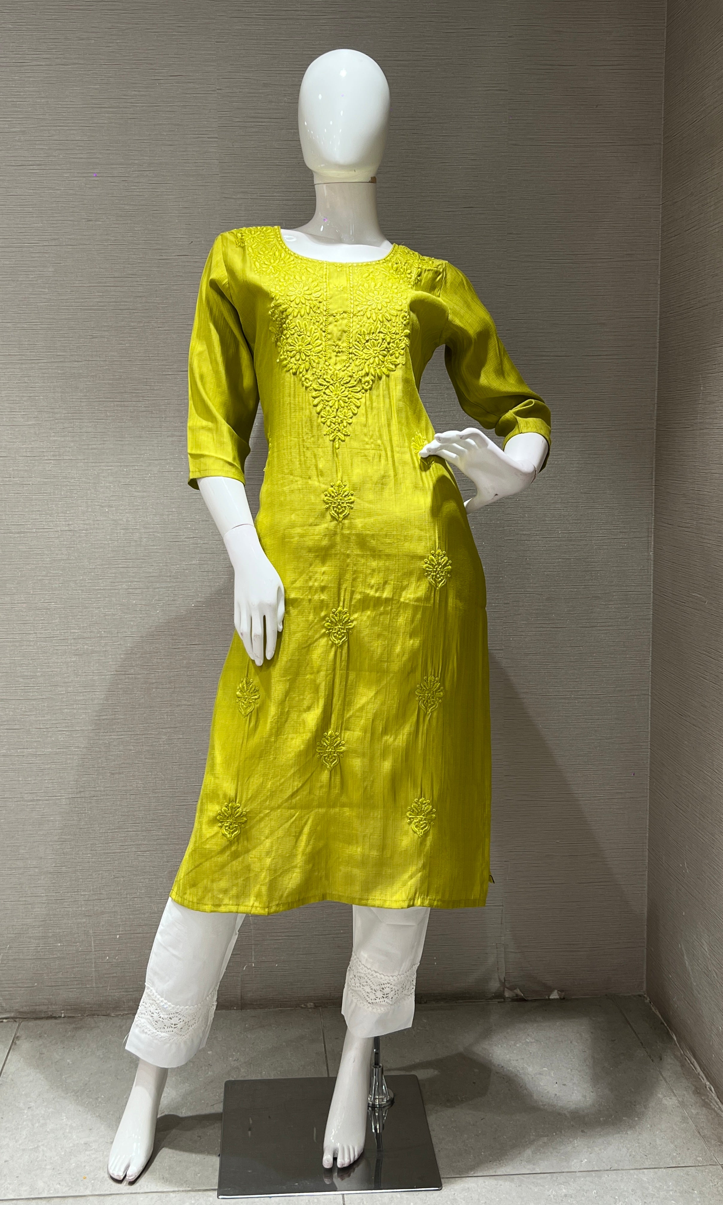 Liril EMBROIDERED KURTI TOP