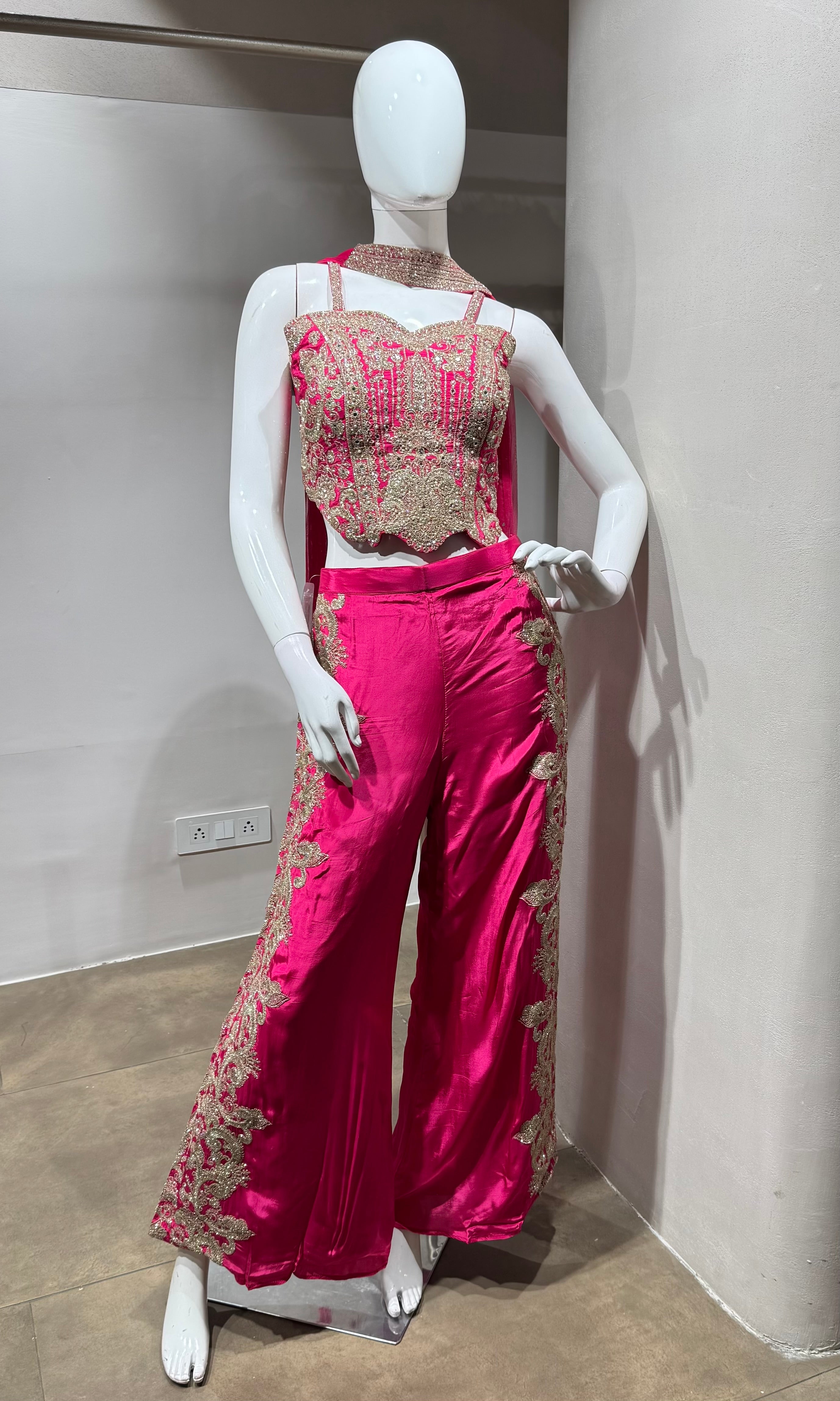 RANI Embroidered Indo-Western Palazzo Set