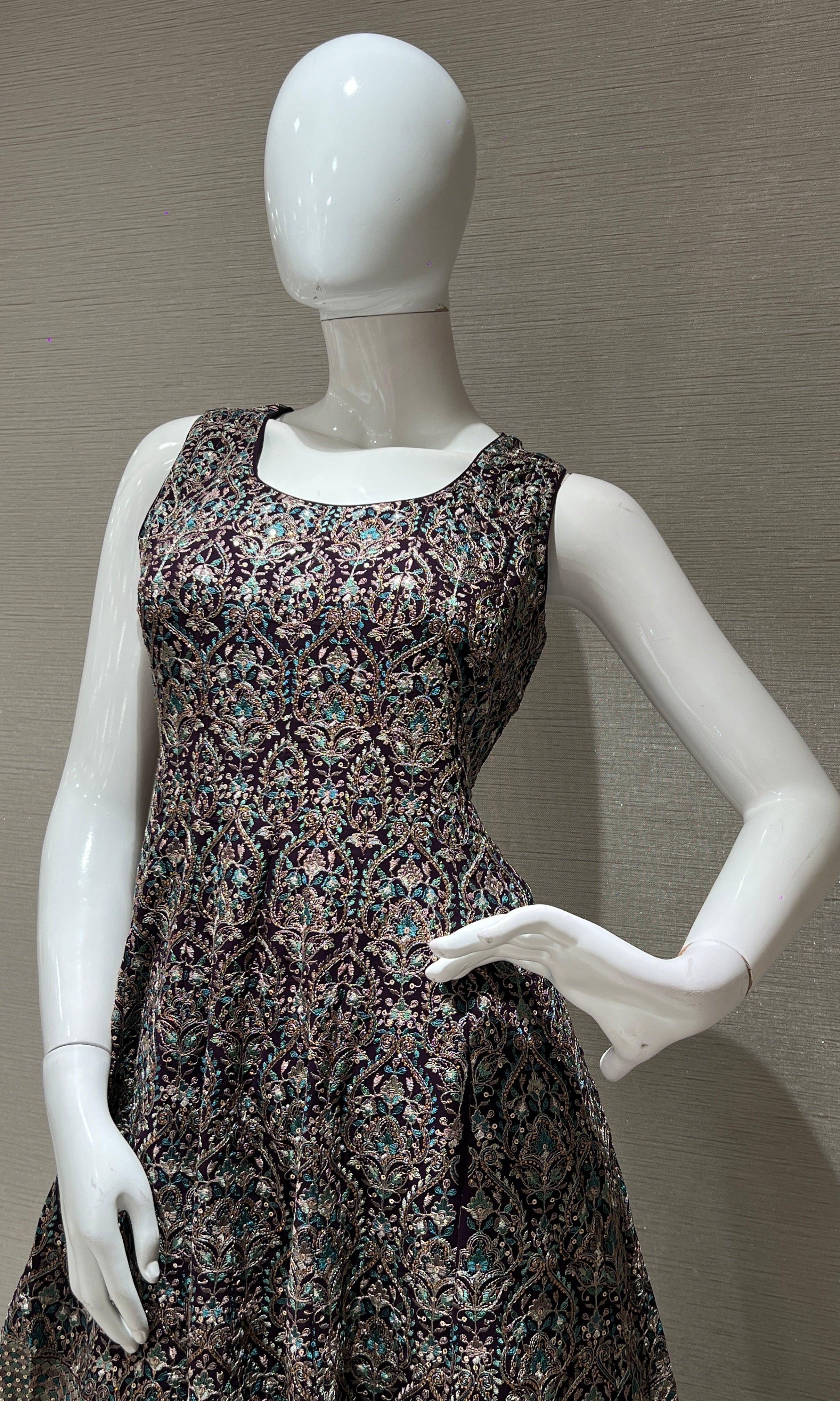 Wine Garara kurta set