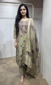 BEAGH floral print embroidered kurta set