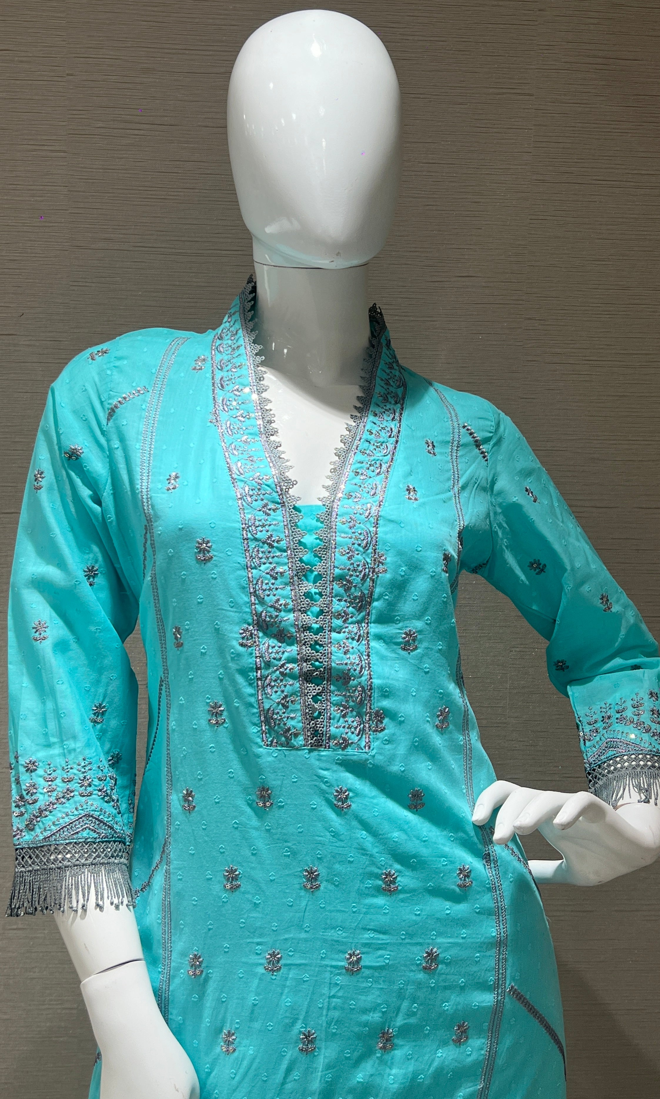 Blue kurta set