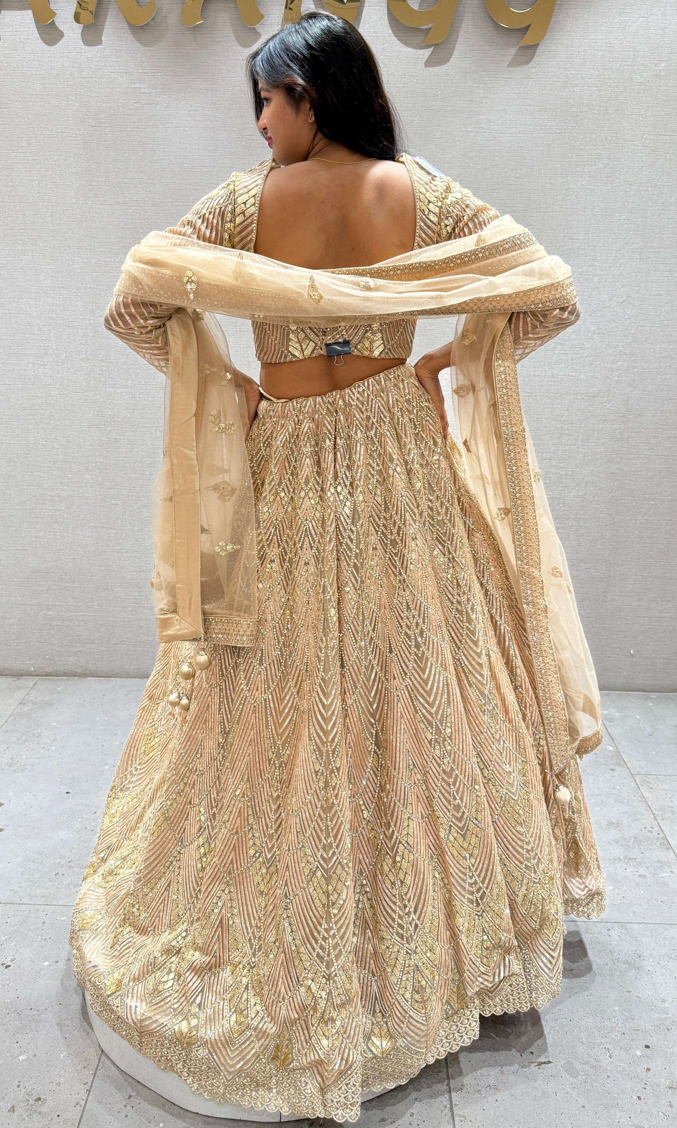 Fawn Lehenga