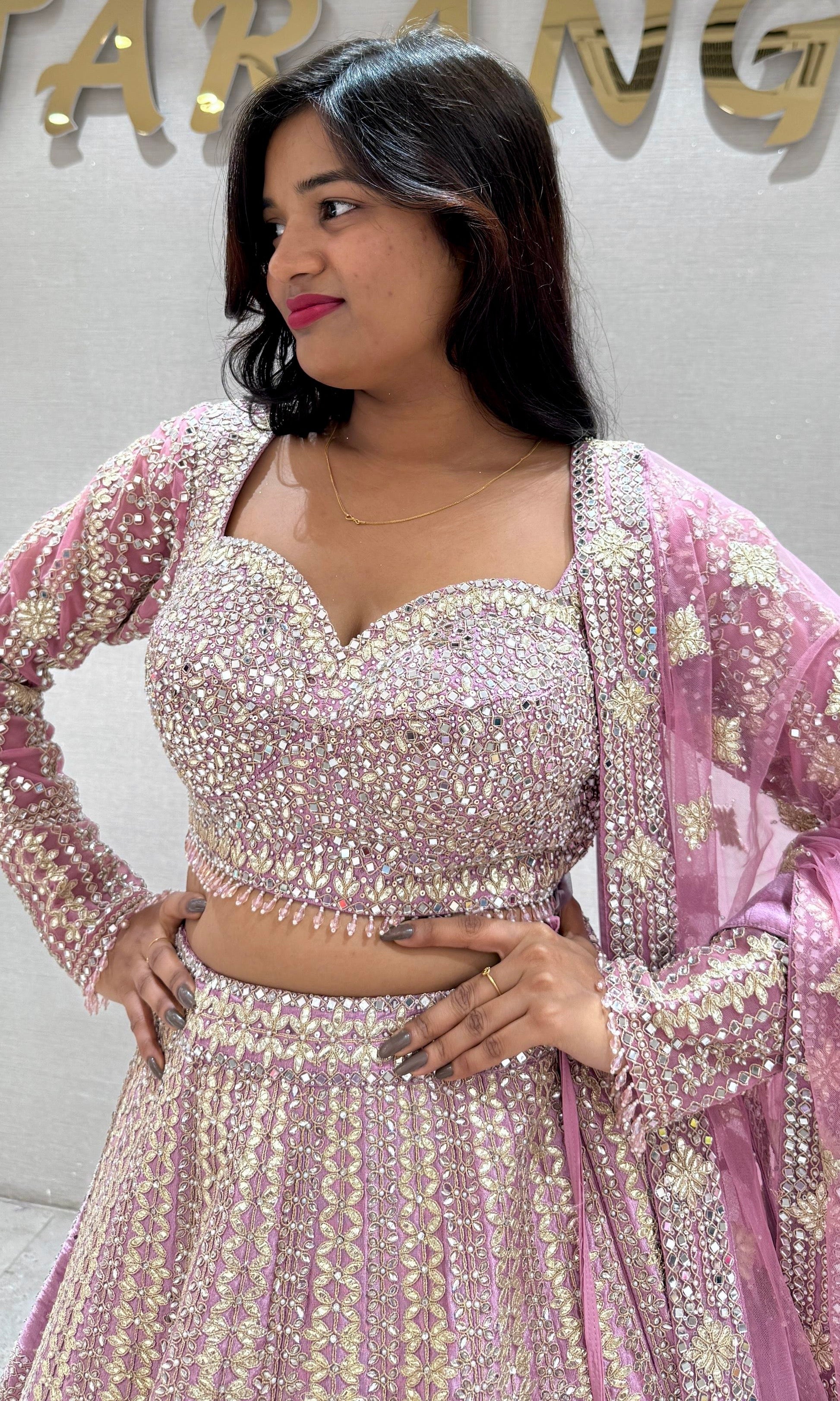 Lavendar Lehenga
