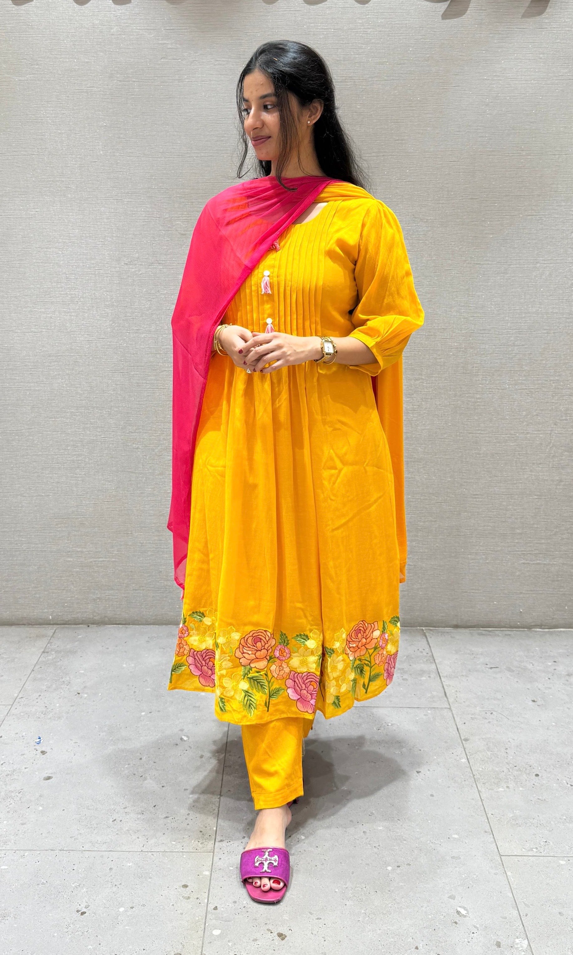 Yellow kurta set