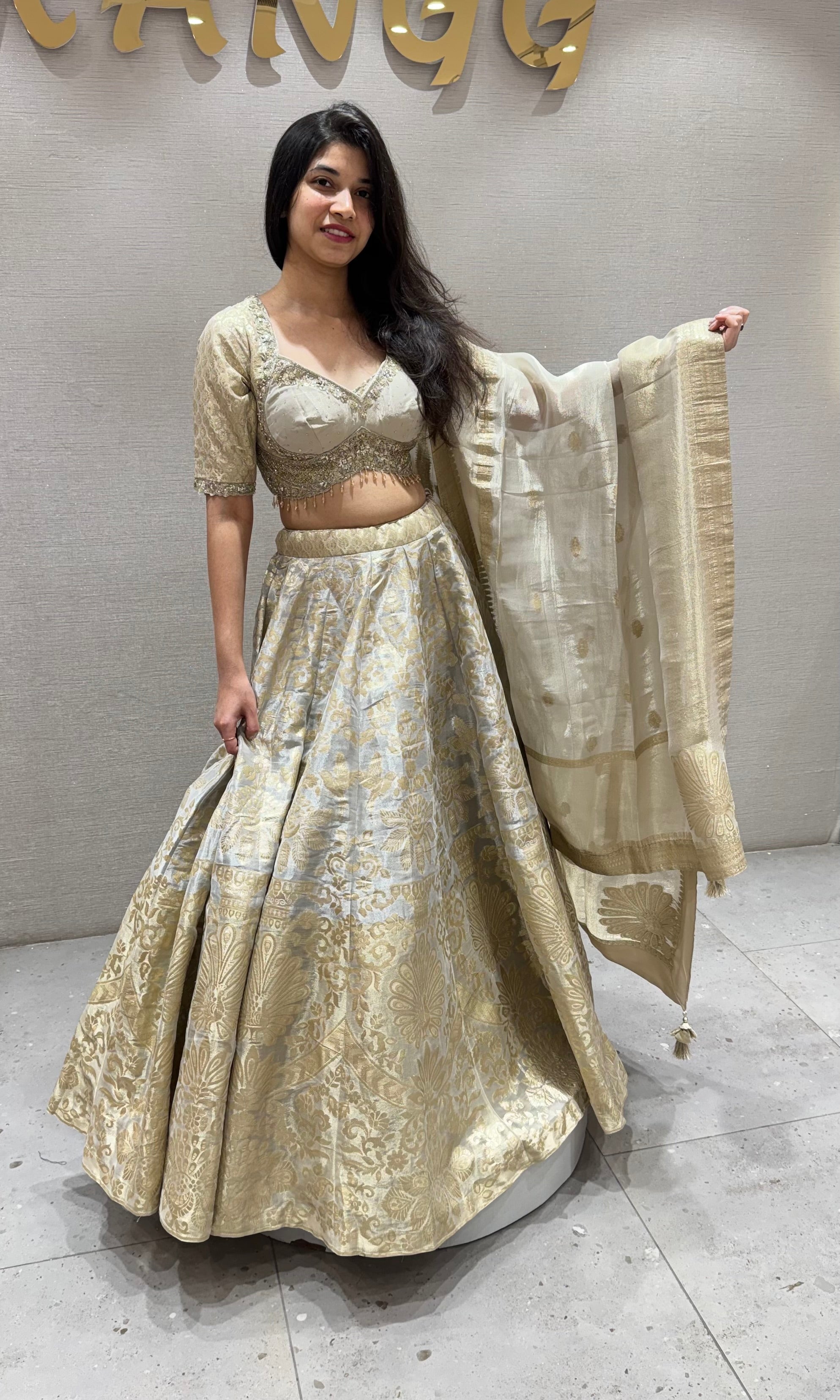 BEAGH FLORAL LEHENGA WITH ELEGANT BLOUSE
