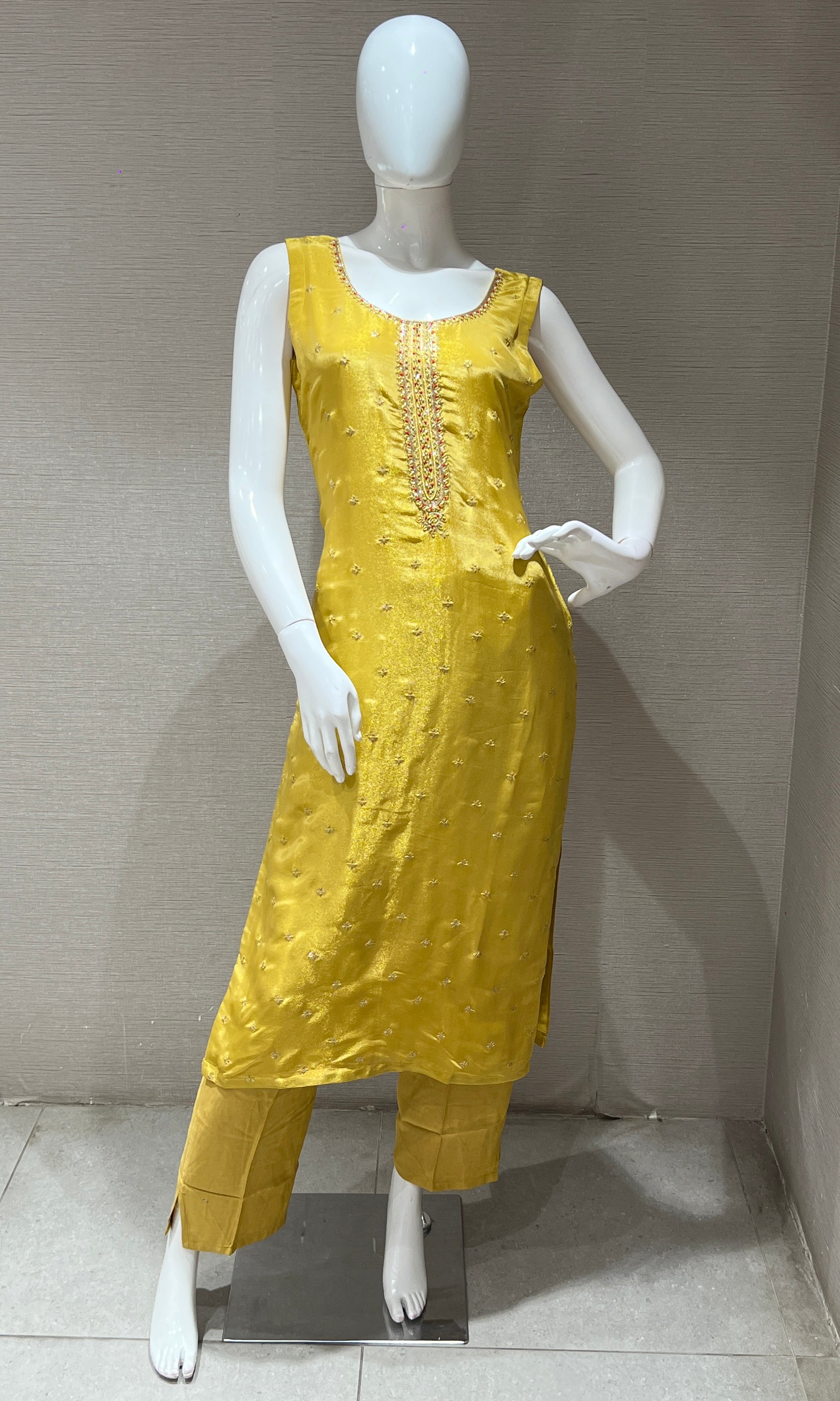 Yellow kurta set