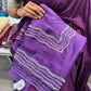 Purple saree 777