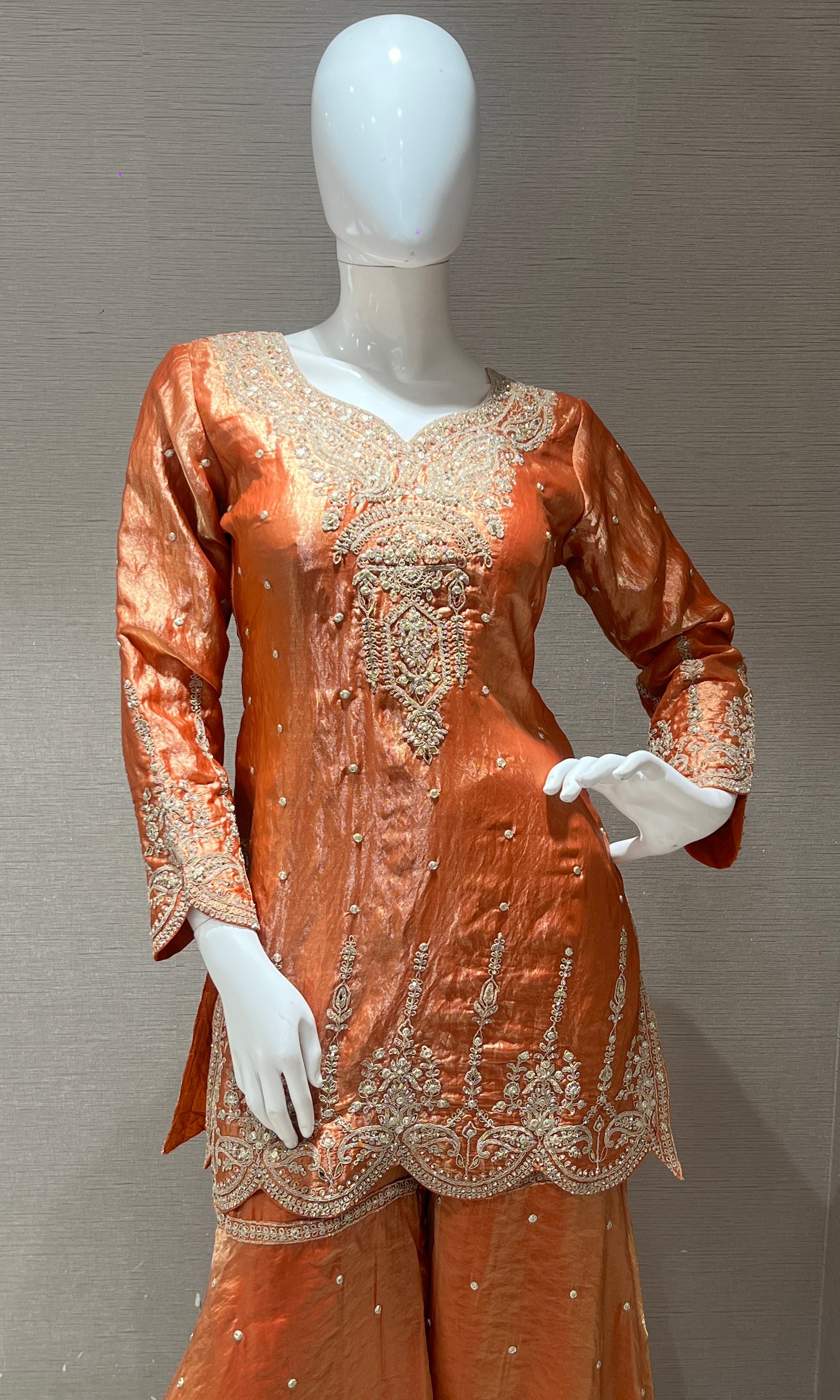 Rust Orange Sharara
