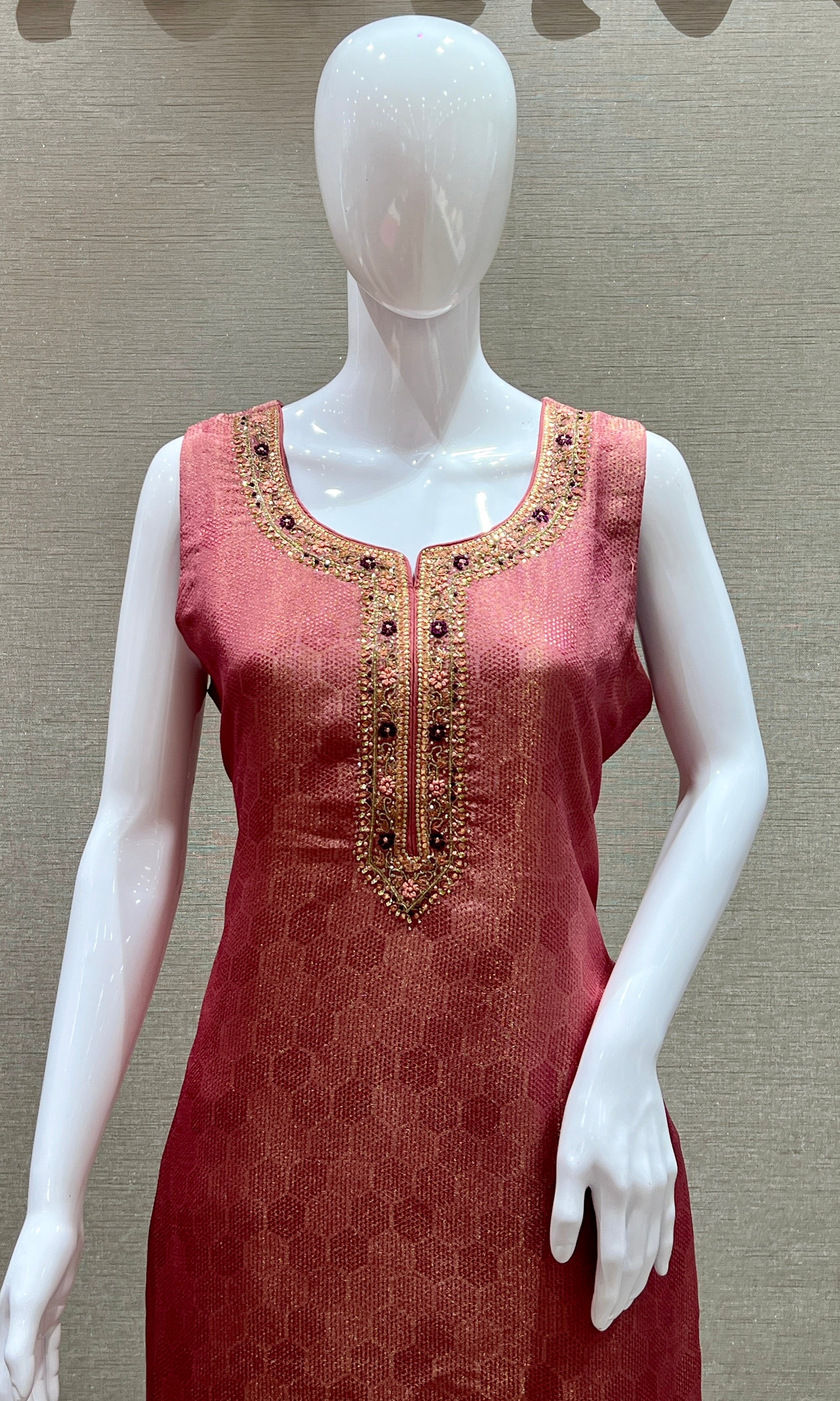 Onion pink kurta set