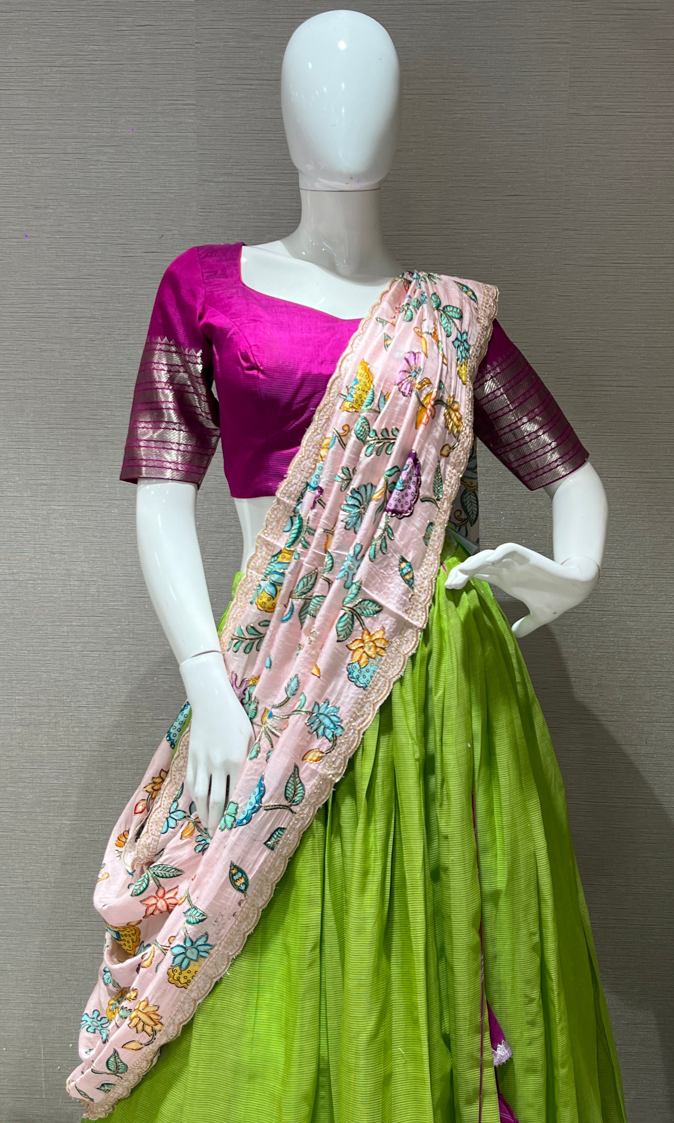 Green Lehenga