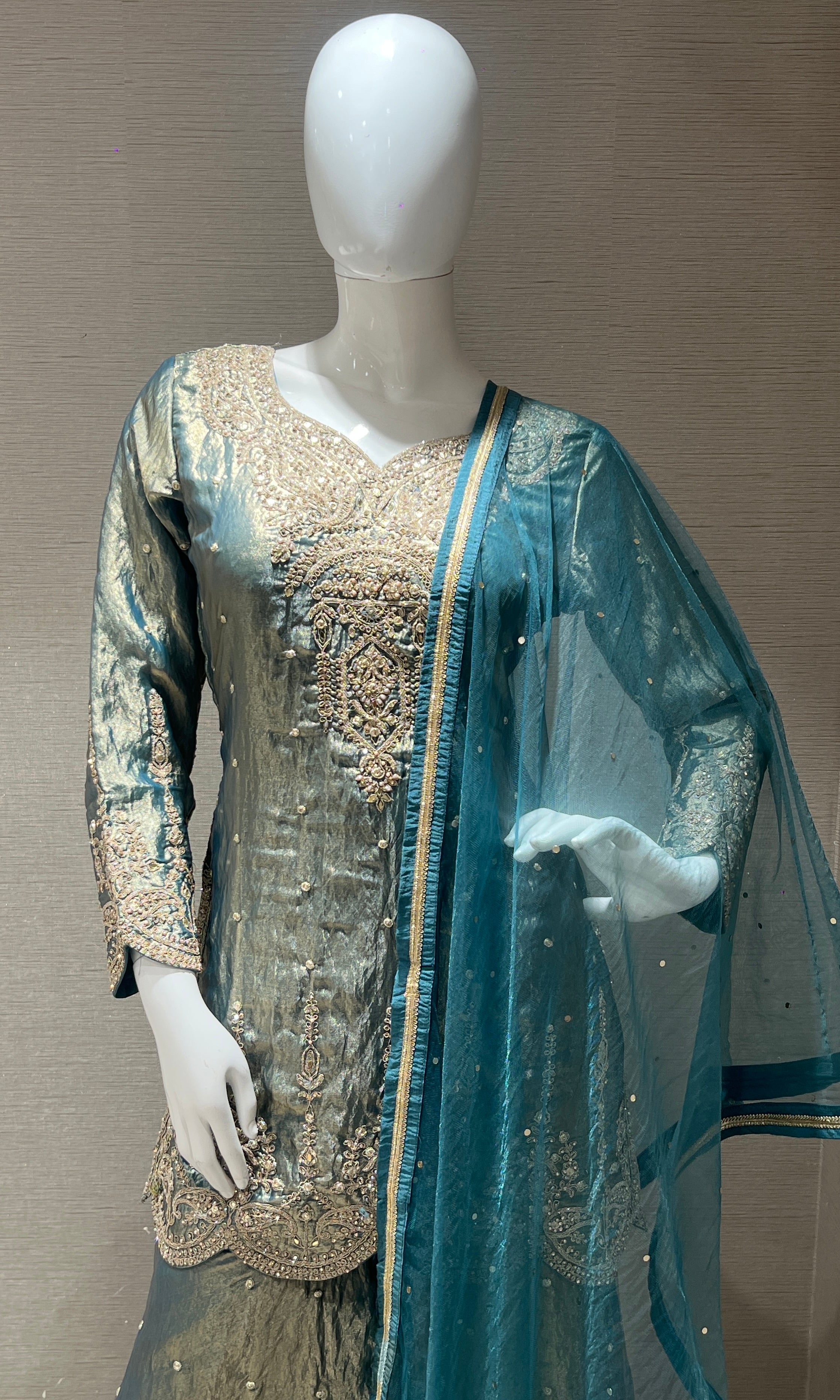 Sea blue palazzo