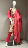 Light pink FLORAL kurta SET