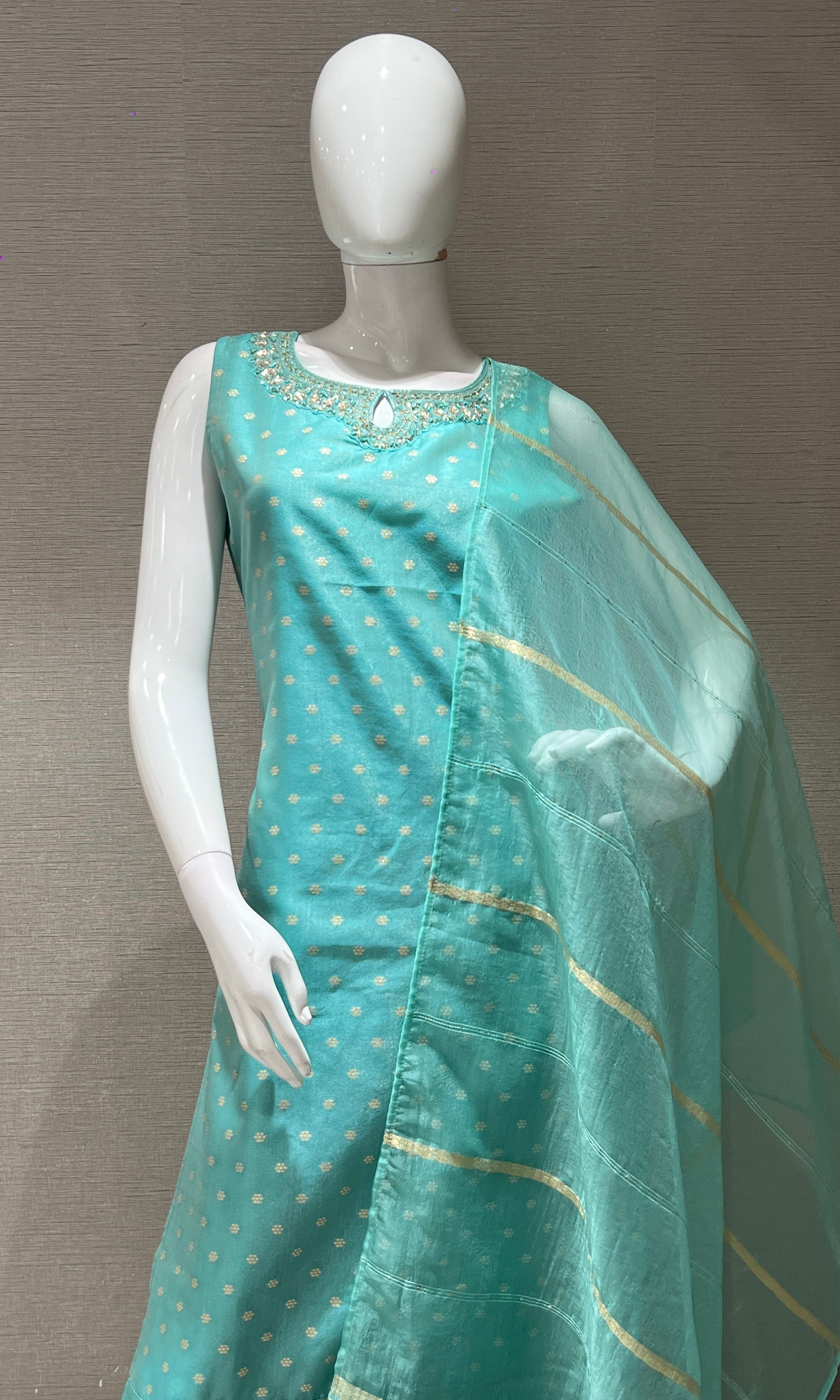 Sea green ETHNIC kurta set