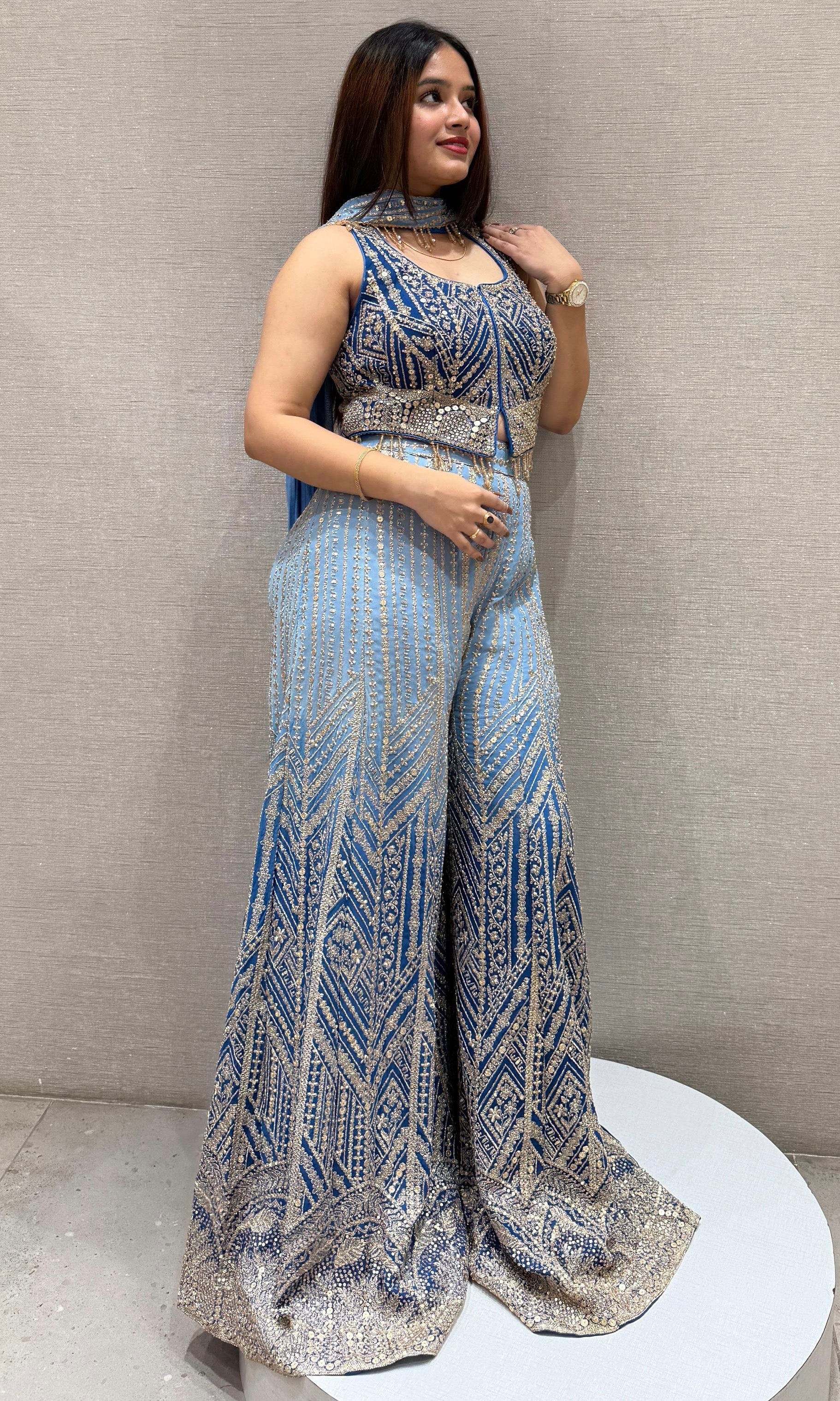 Blue palazzo