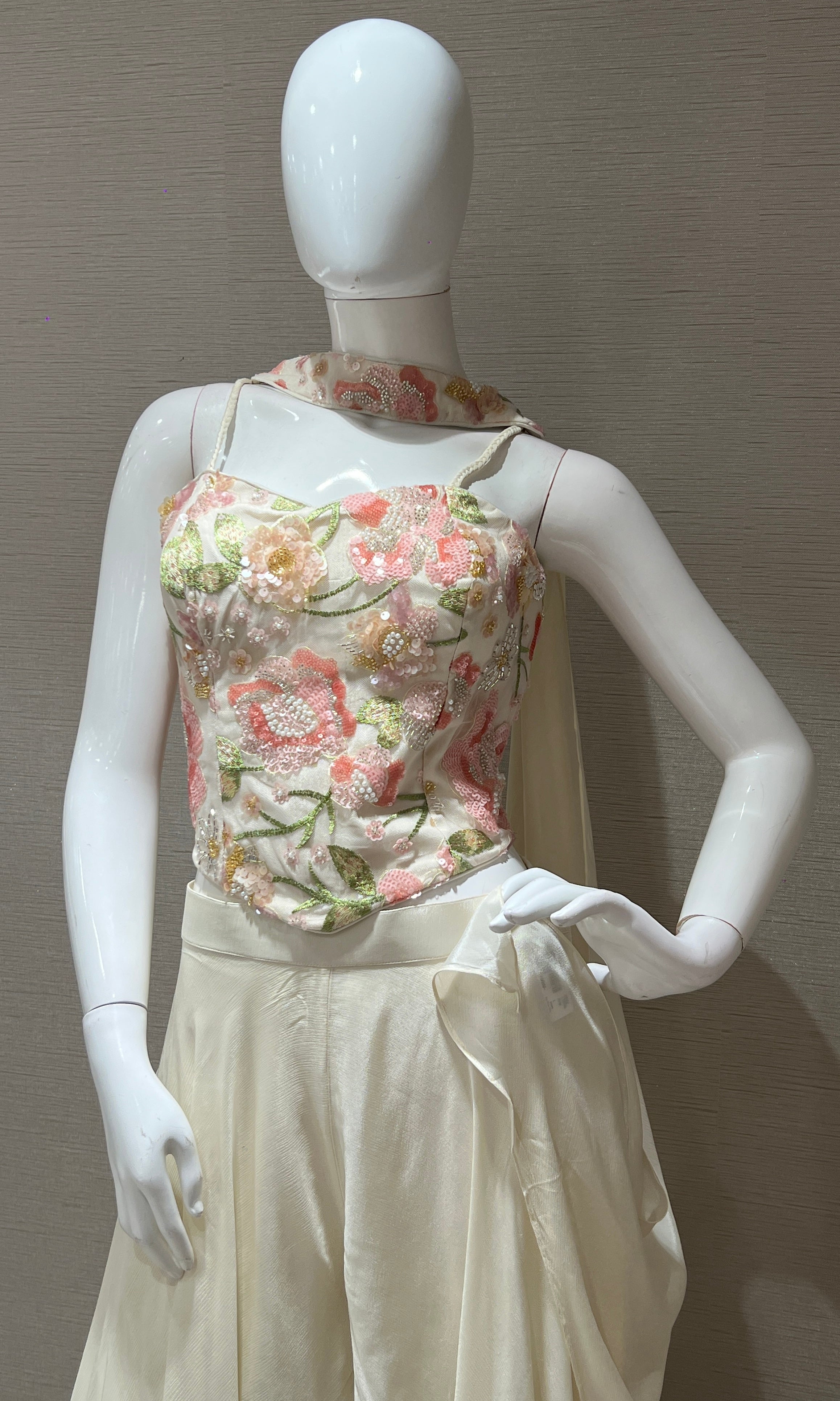 Cream palazzo