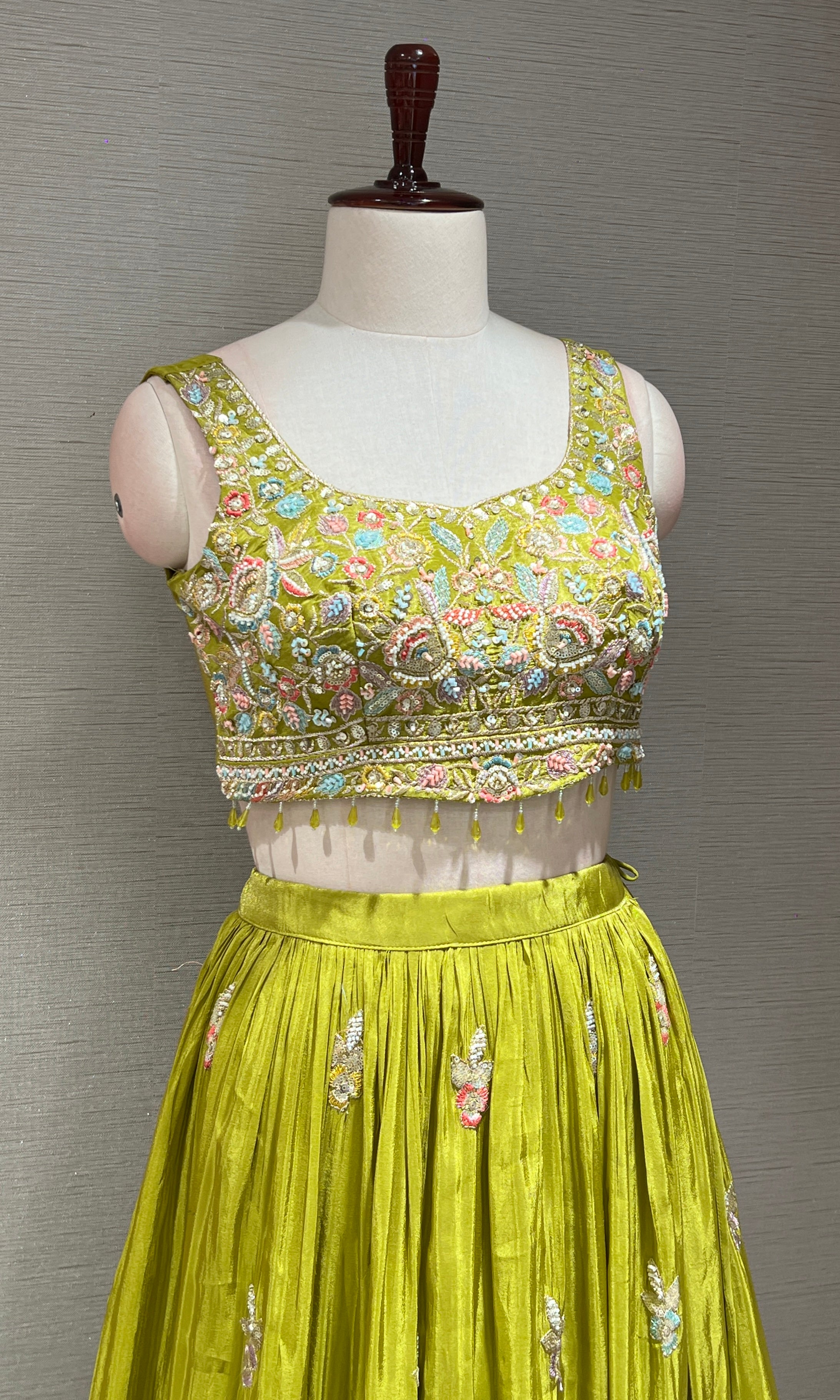 LIRIL floral embroidery lehenga