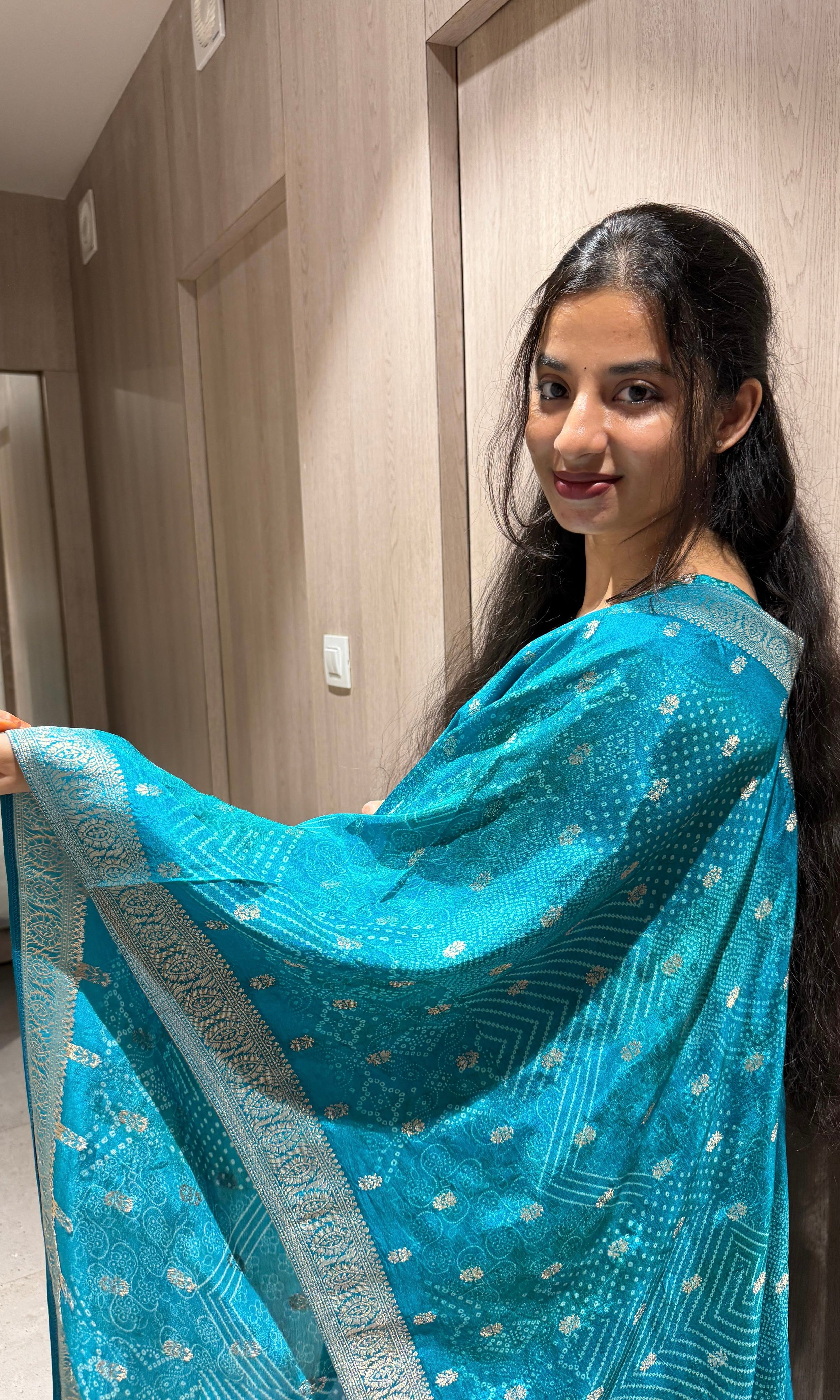 Teal Blue Kurta set