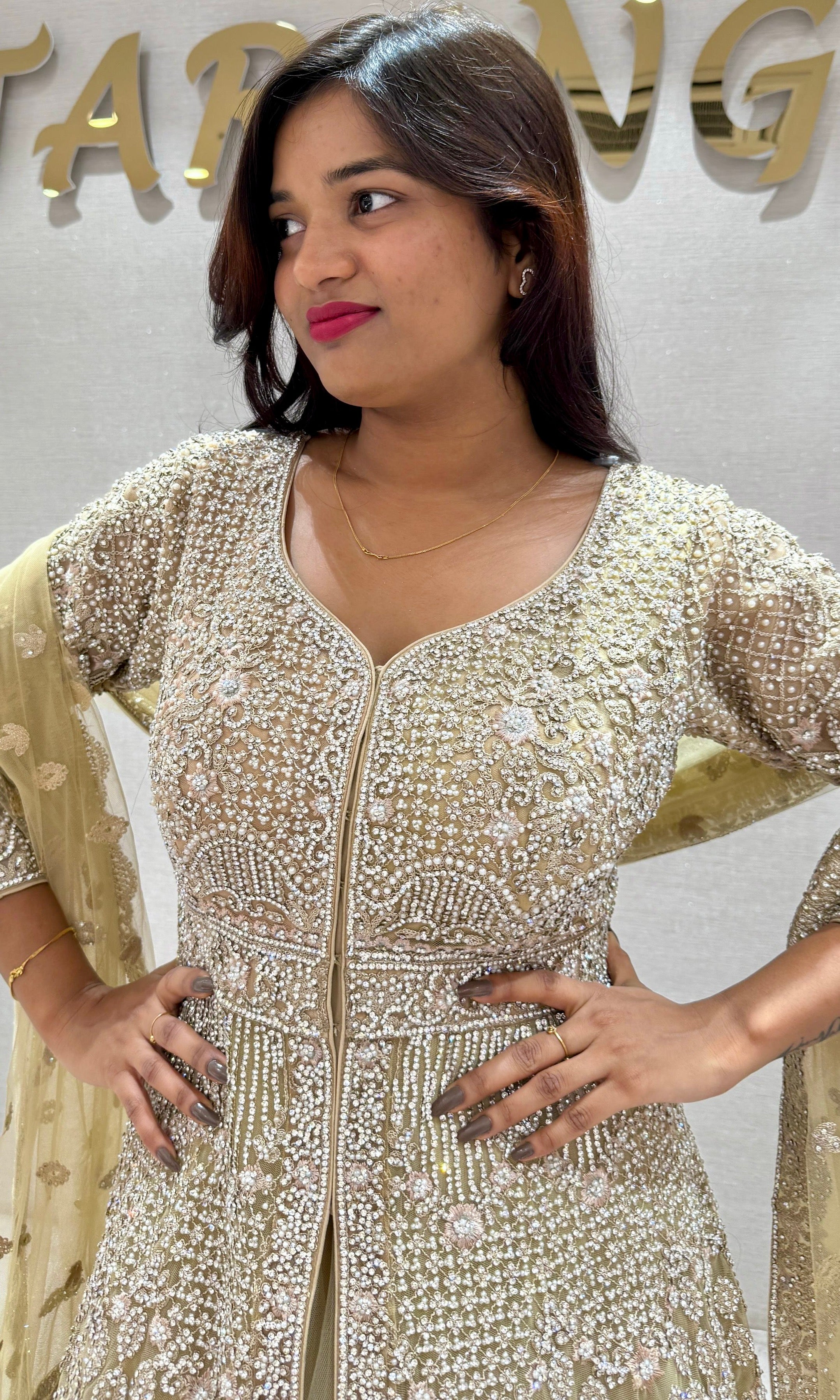 Fawn Lehenga
