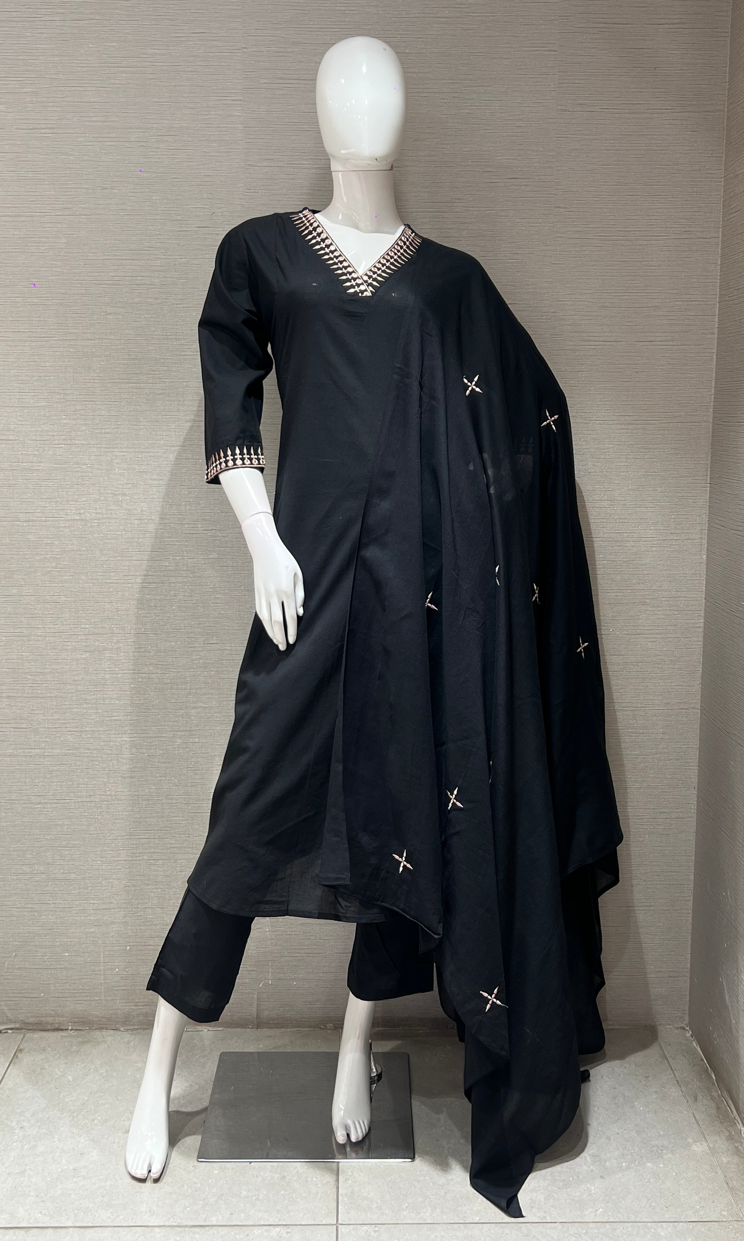 Black ETHNIC kurta set