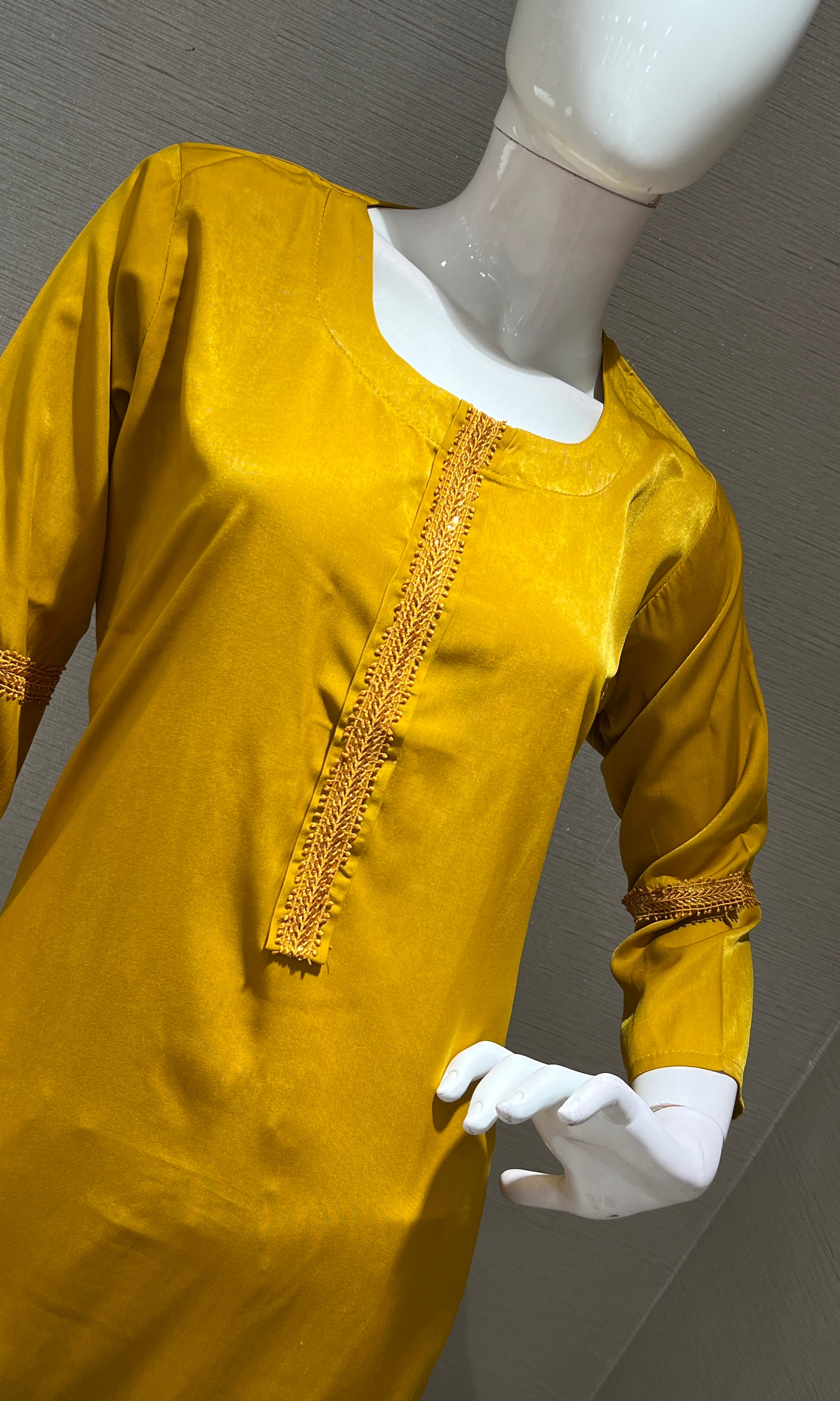 Mustard KURTI TOP