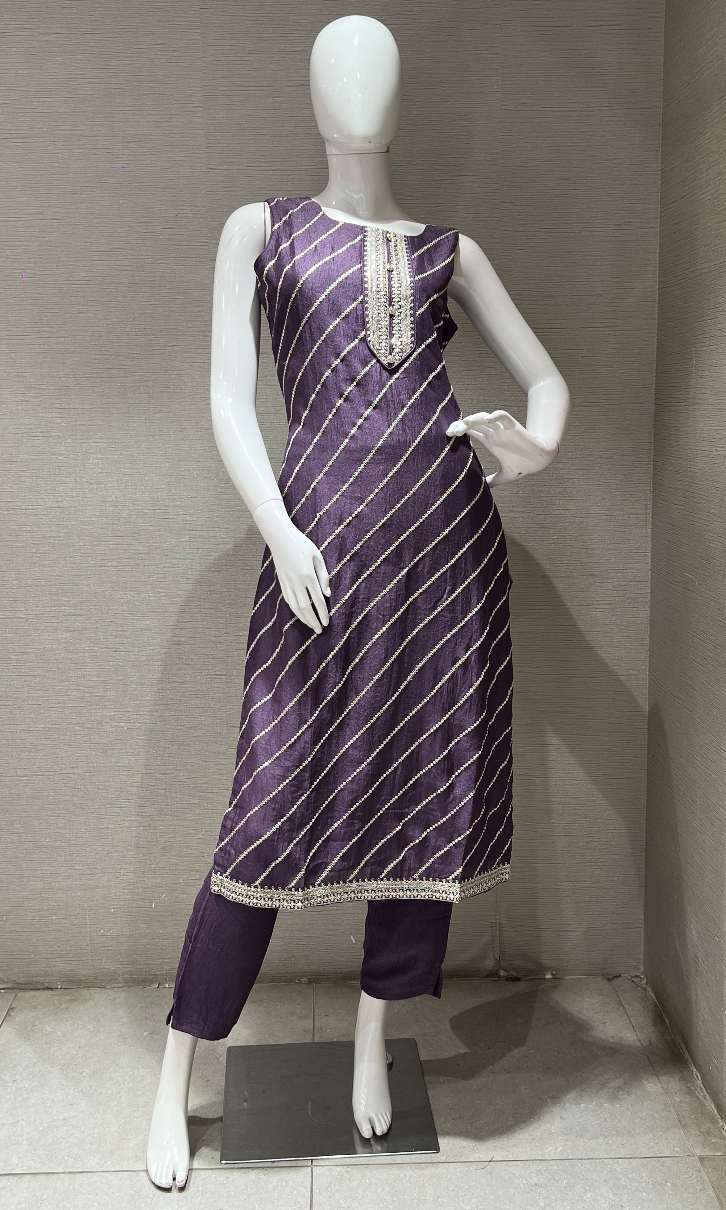 Violet LEHARIYA SILK kurta set