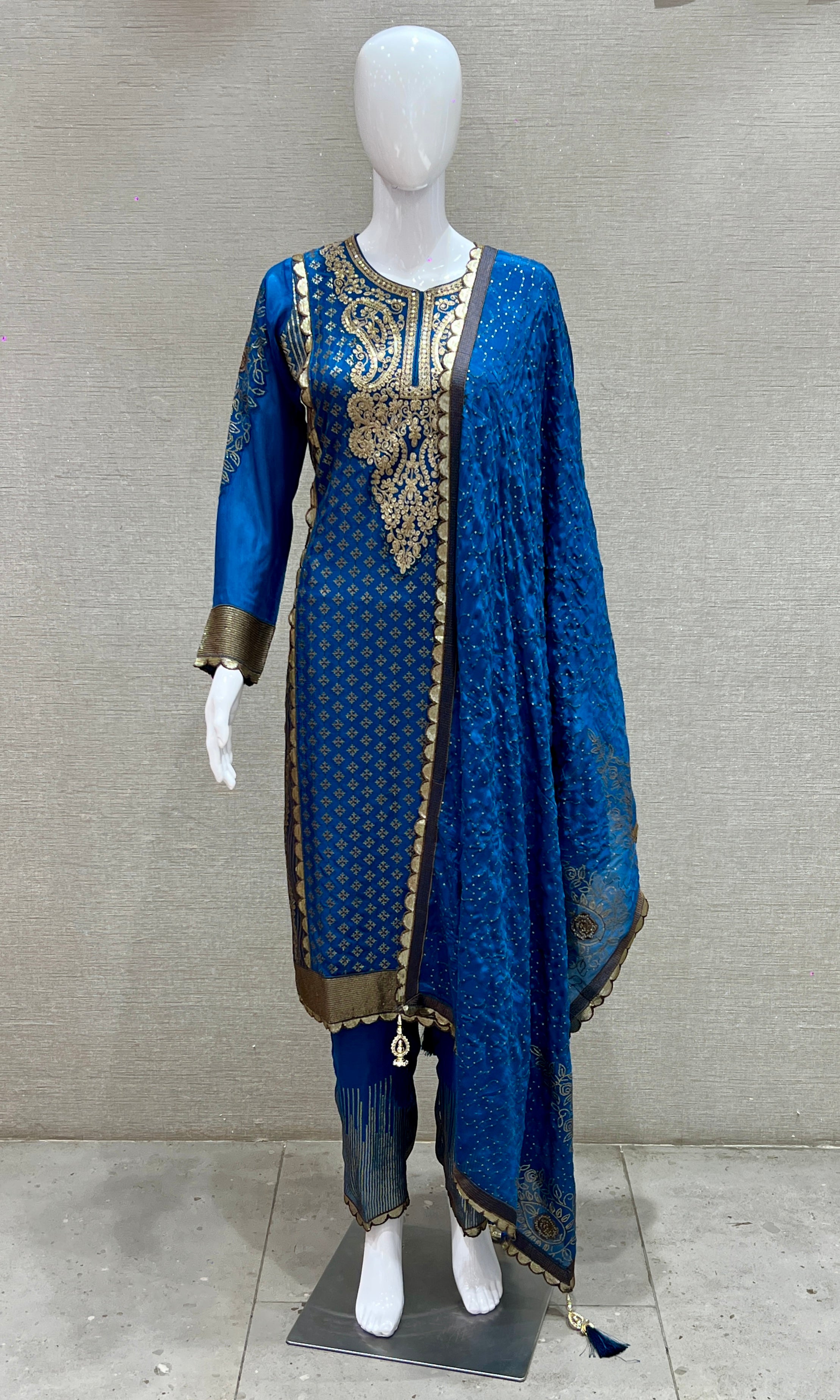 Blue kurta set