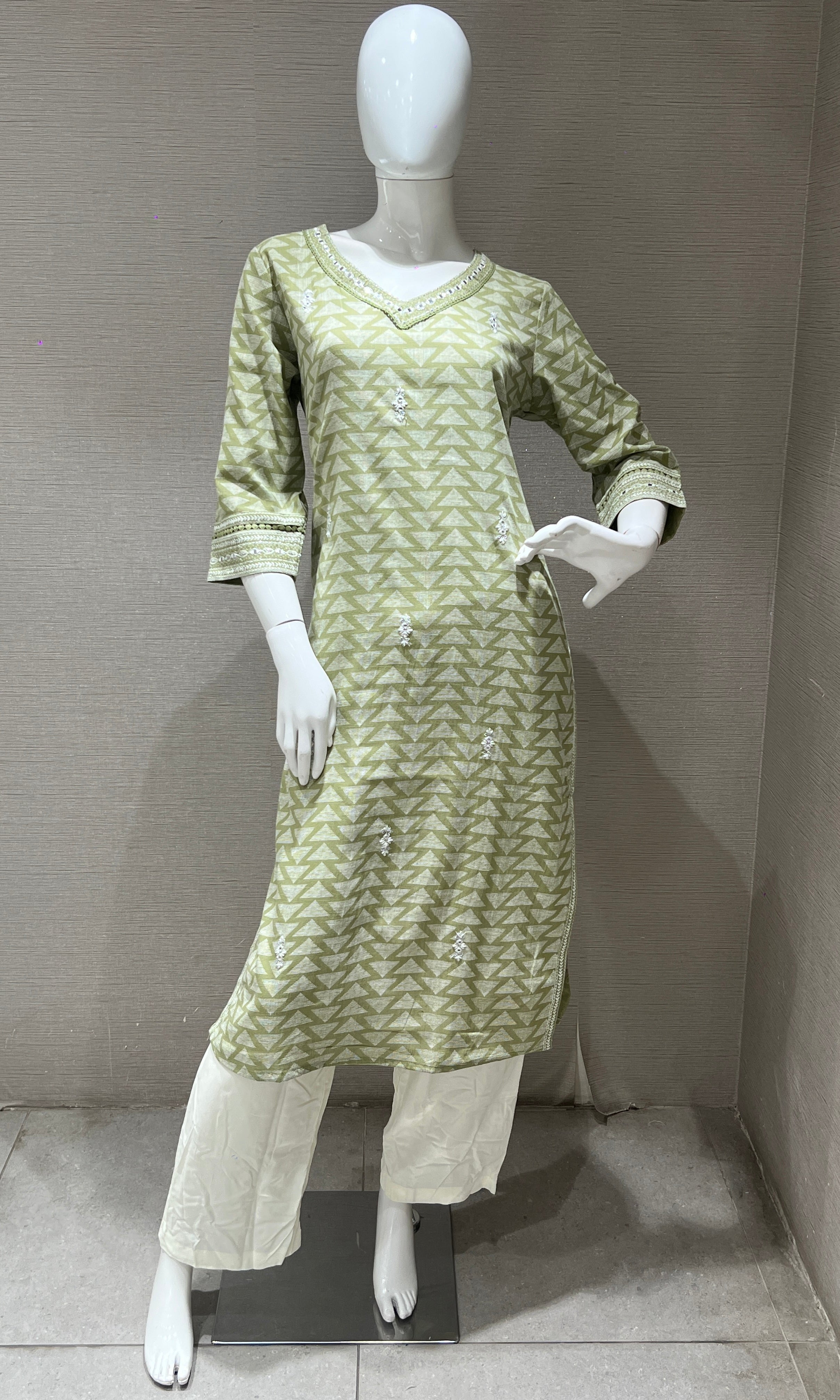 Green kurti