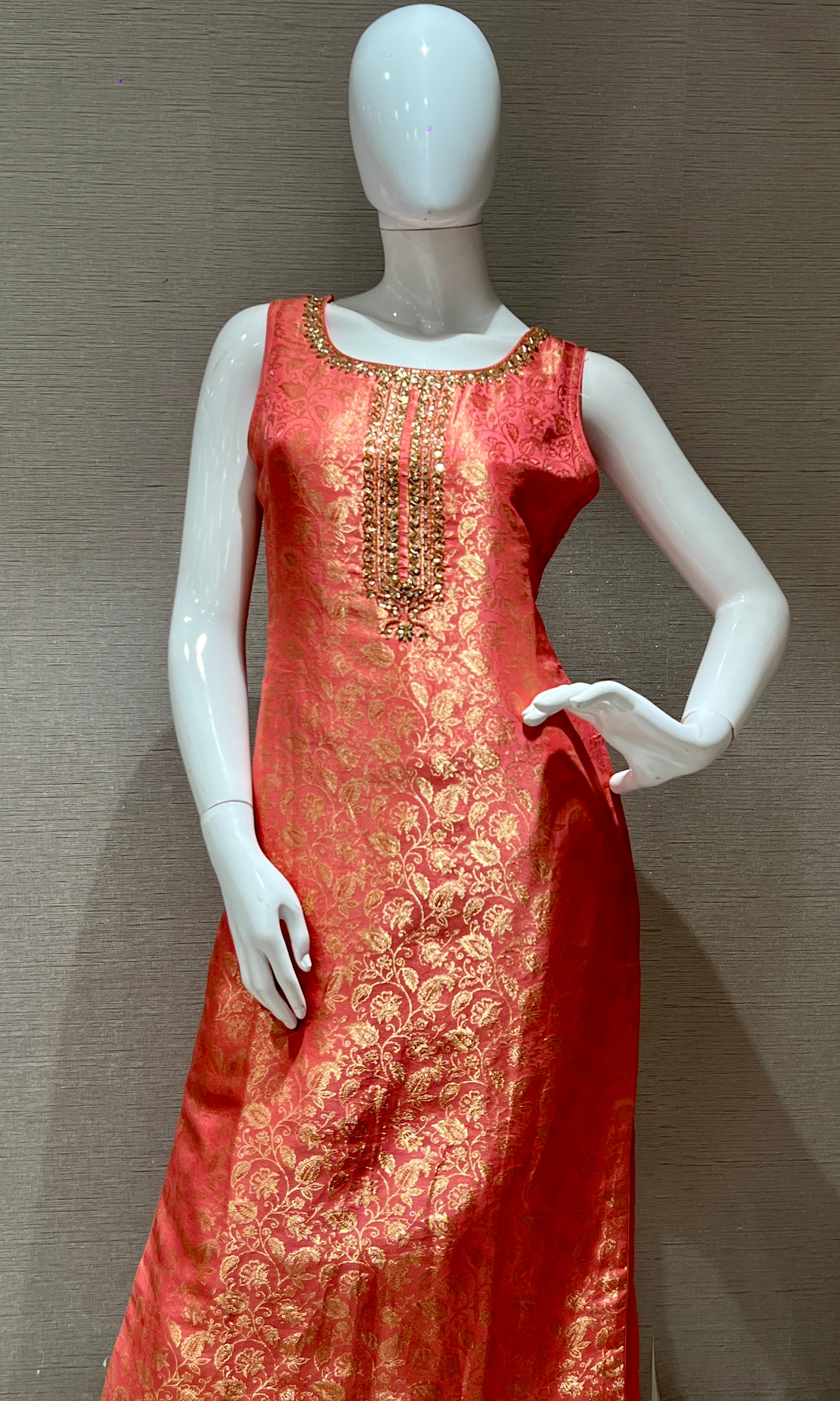 Baby pink kurta set